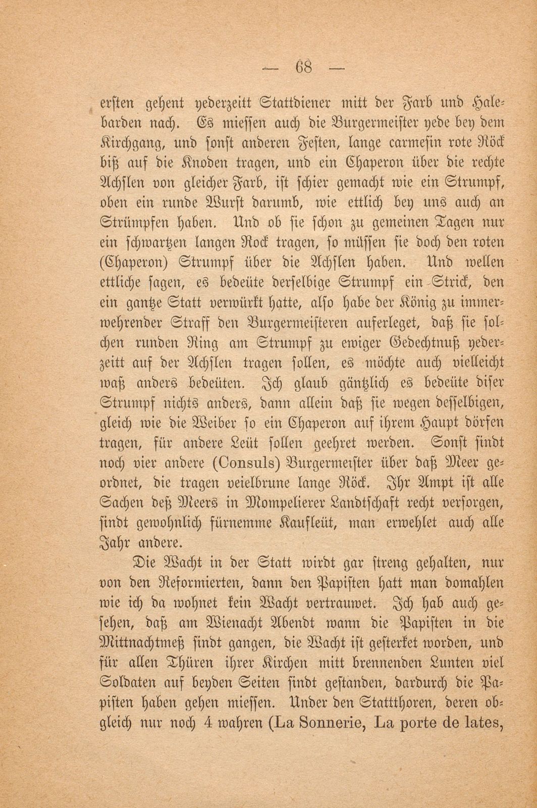 Beschreibung Thomä Platters Reyssen, die er von Basell auss in Franckreich gethan hatt anno 1595 – Seite 56