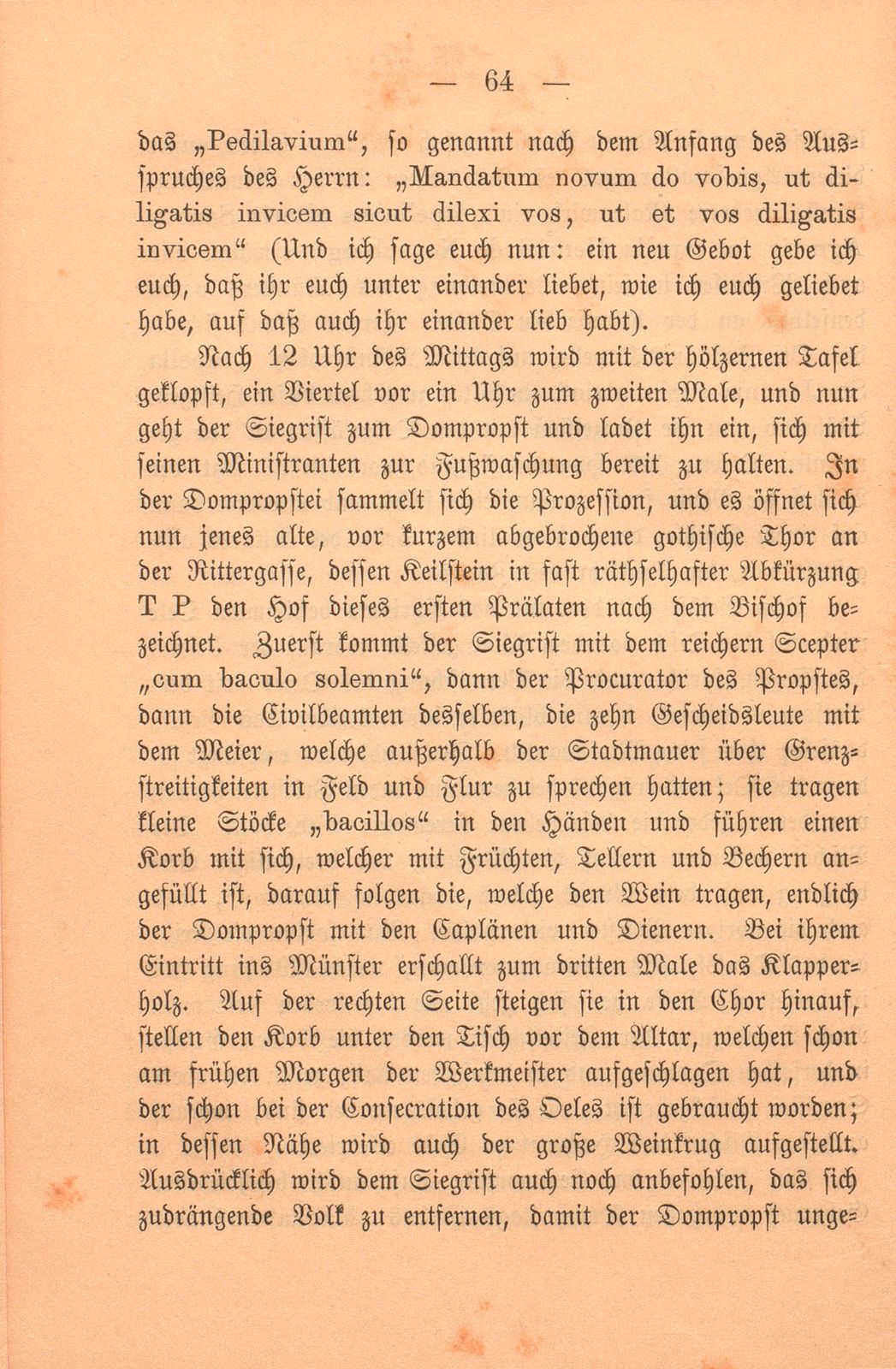 Eine Charwoche im alten Basler Münster – Seite 24