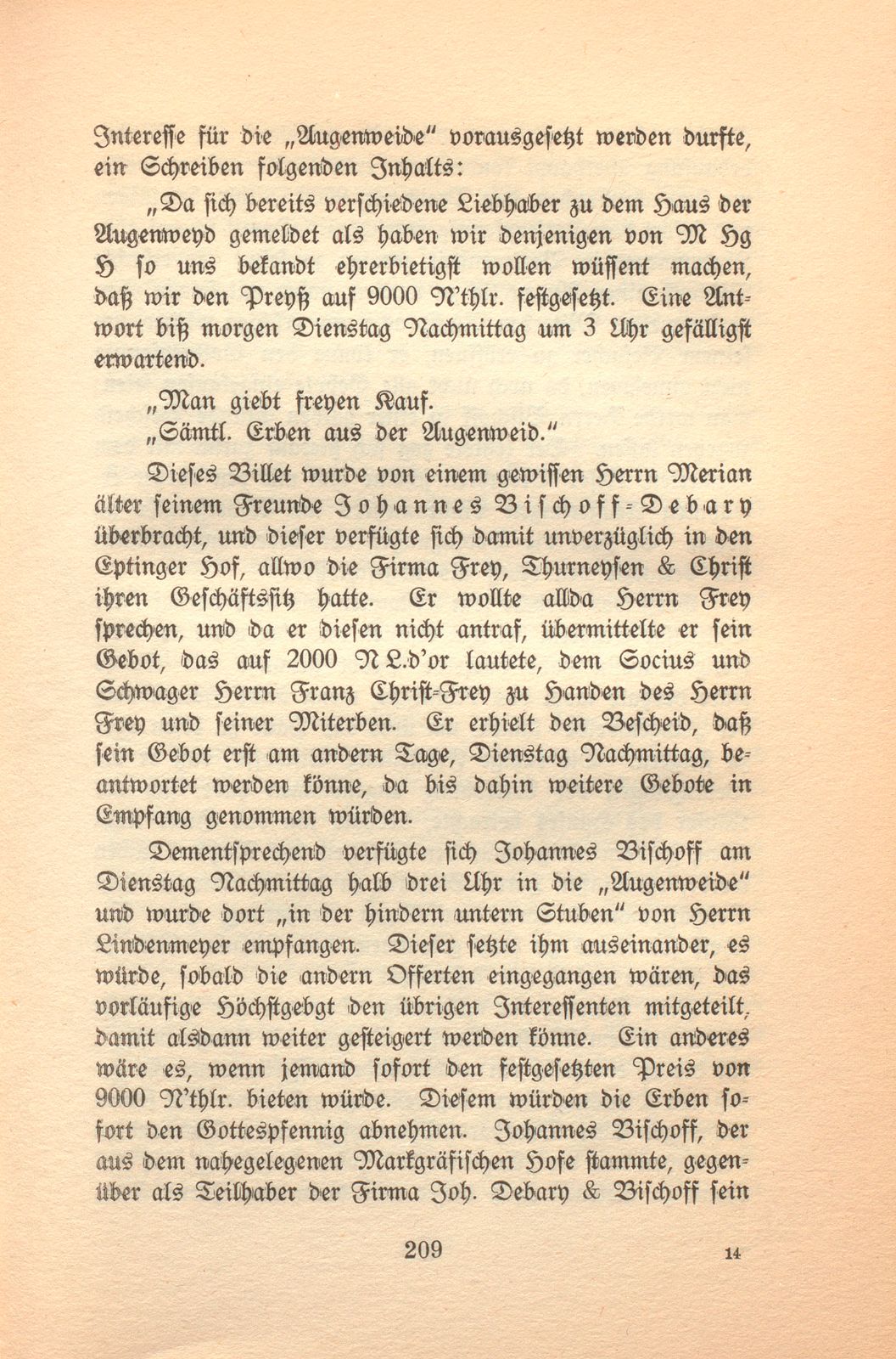 Aus der Geschichte eines alten Basler Hauses [Haus zur ‹Augenweide›] – Seite 36