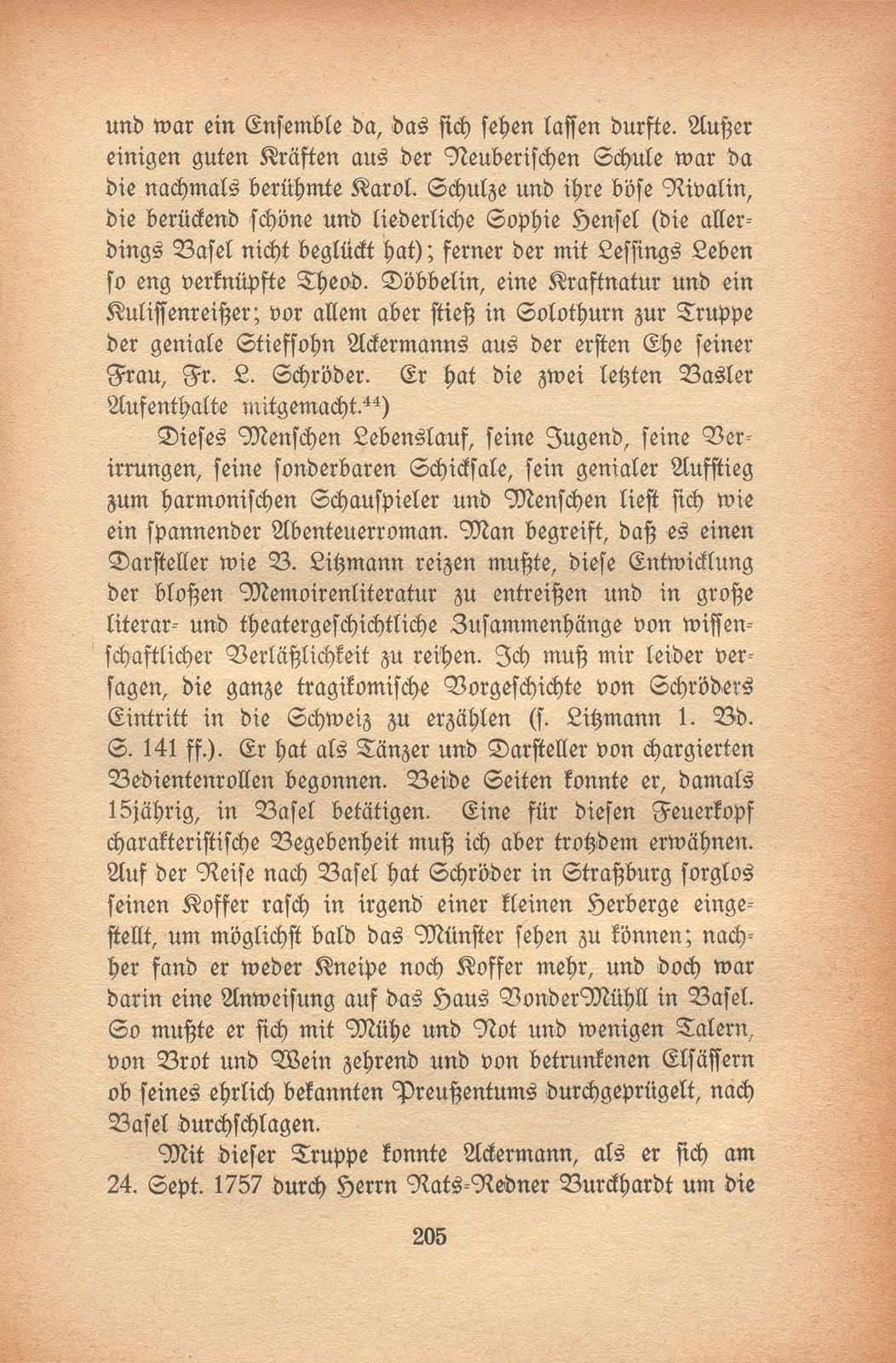 Basels Komödienwesen im 18. Jahrhundert – Seite 29