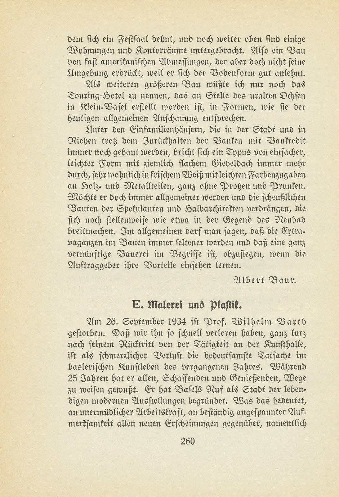 Das künstlerische Leben in Basel vom 1. Oktober 1933 bis 30. September 1934 – Seite 1