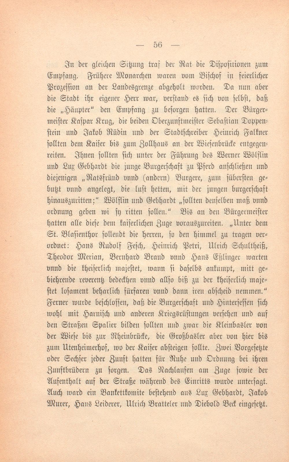 Der letzte offizielle Kaiserbesuch in Basel – Seite 8