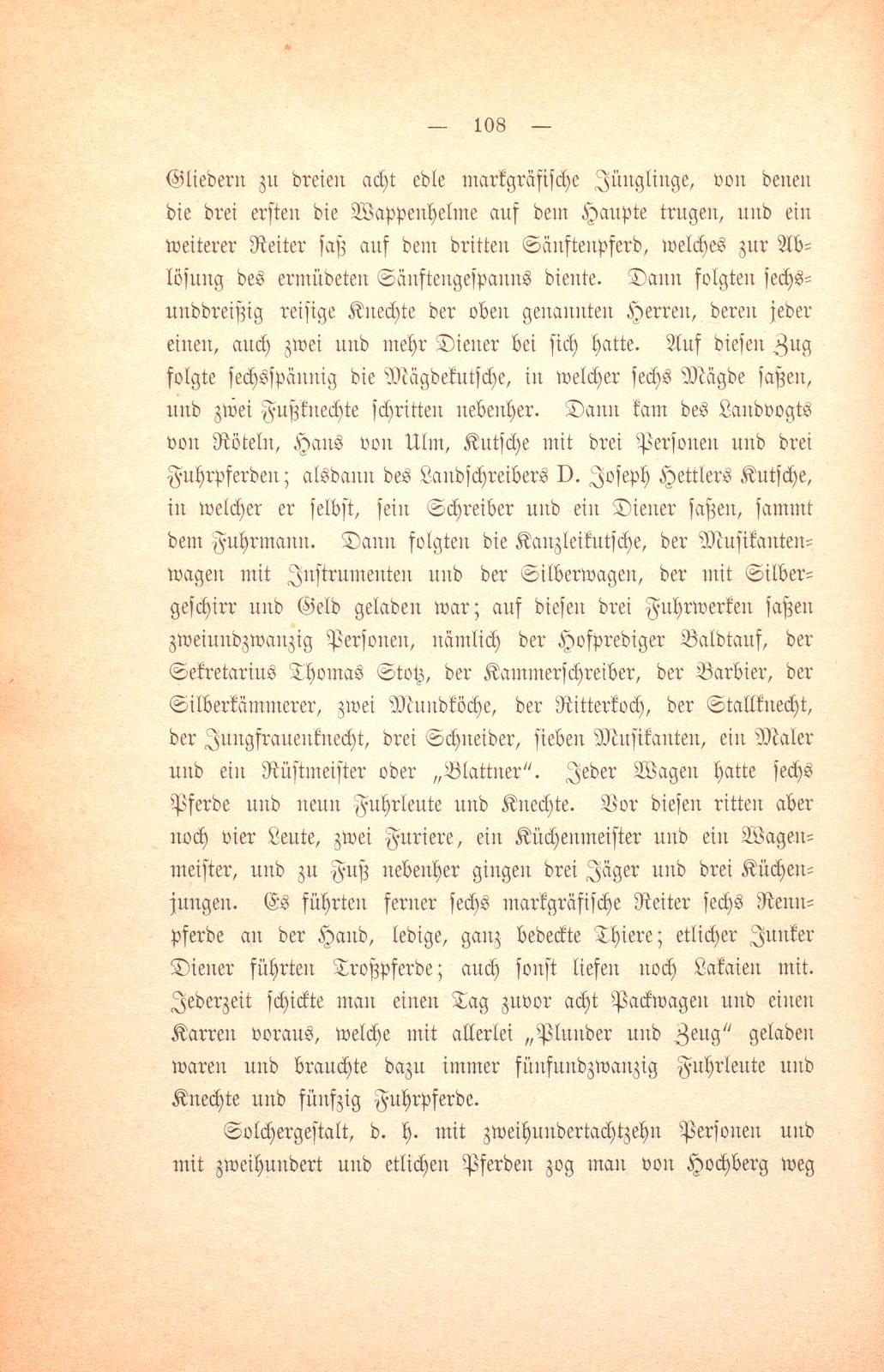 Felix Platters Schilderung der Reise des Markgrafen Georg Friedrich zu Baden und Hochberg – Seite 5