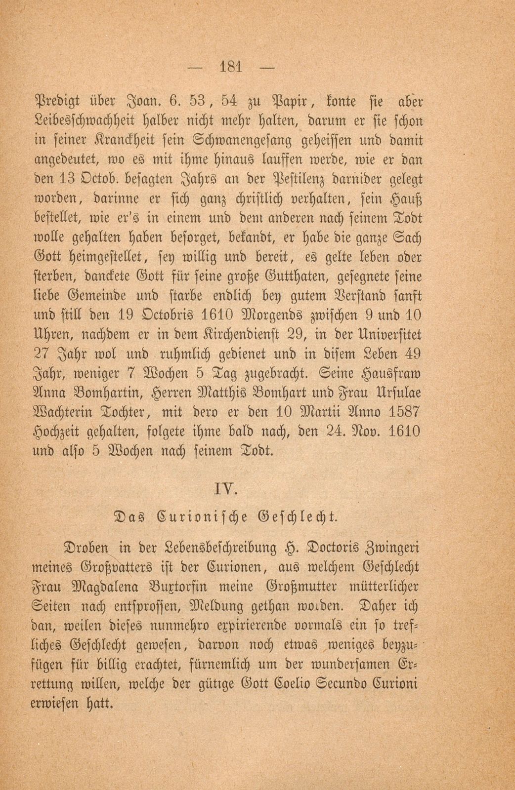 Aus einem baslerischen Stammbuch, XVII. Jahrhundert – Seite 45