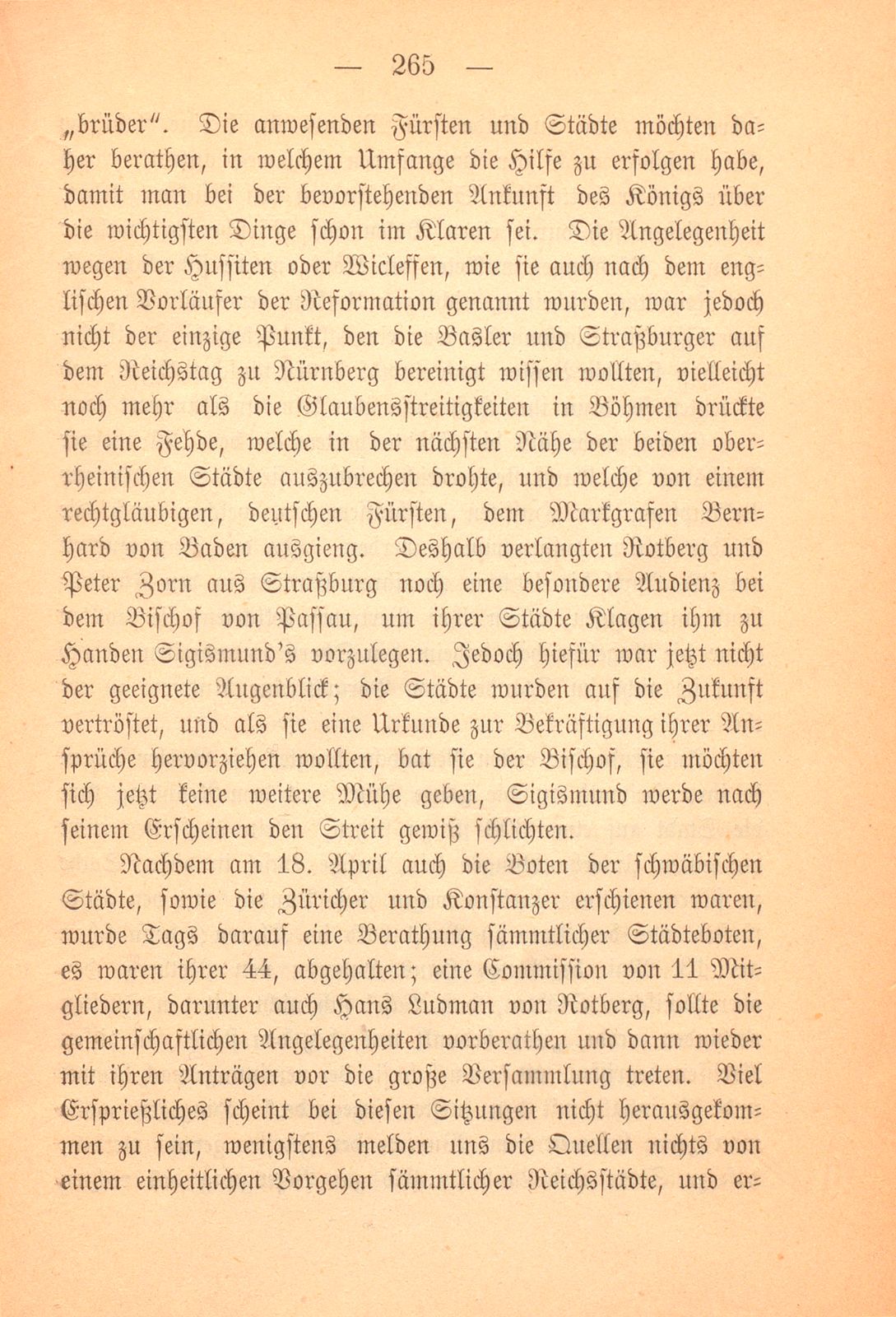 Der Antheil Basels an dem Hussitenkrieg von 1421 – Seite 6