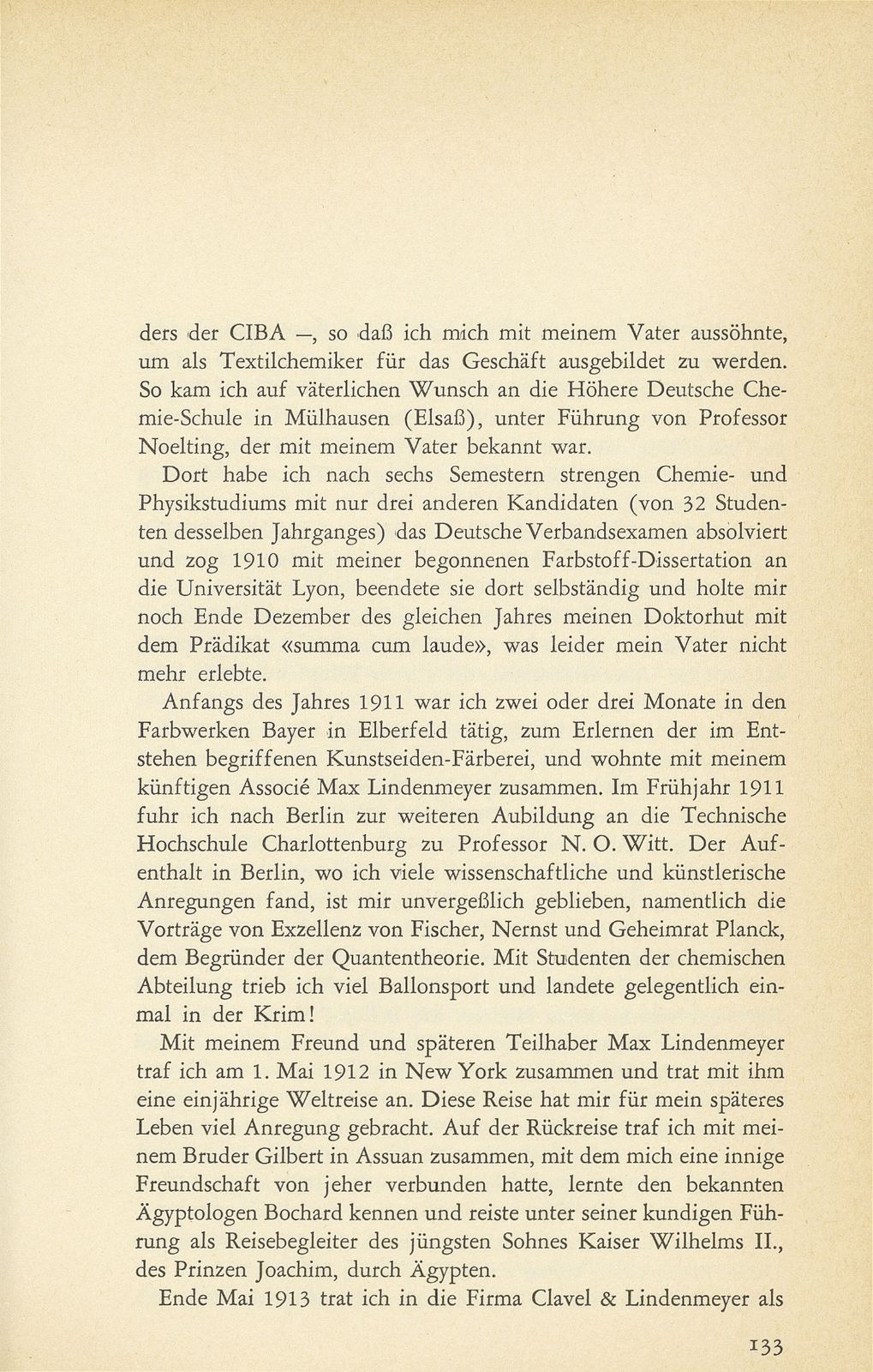 Ein Pionier der Basler chemischen Industrie: Dr. phil. René Clavel-Simon (1886-1969) – Seite 5