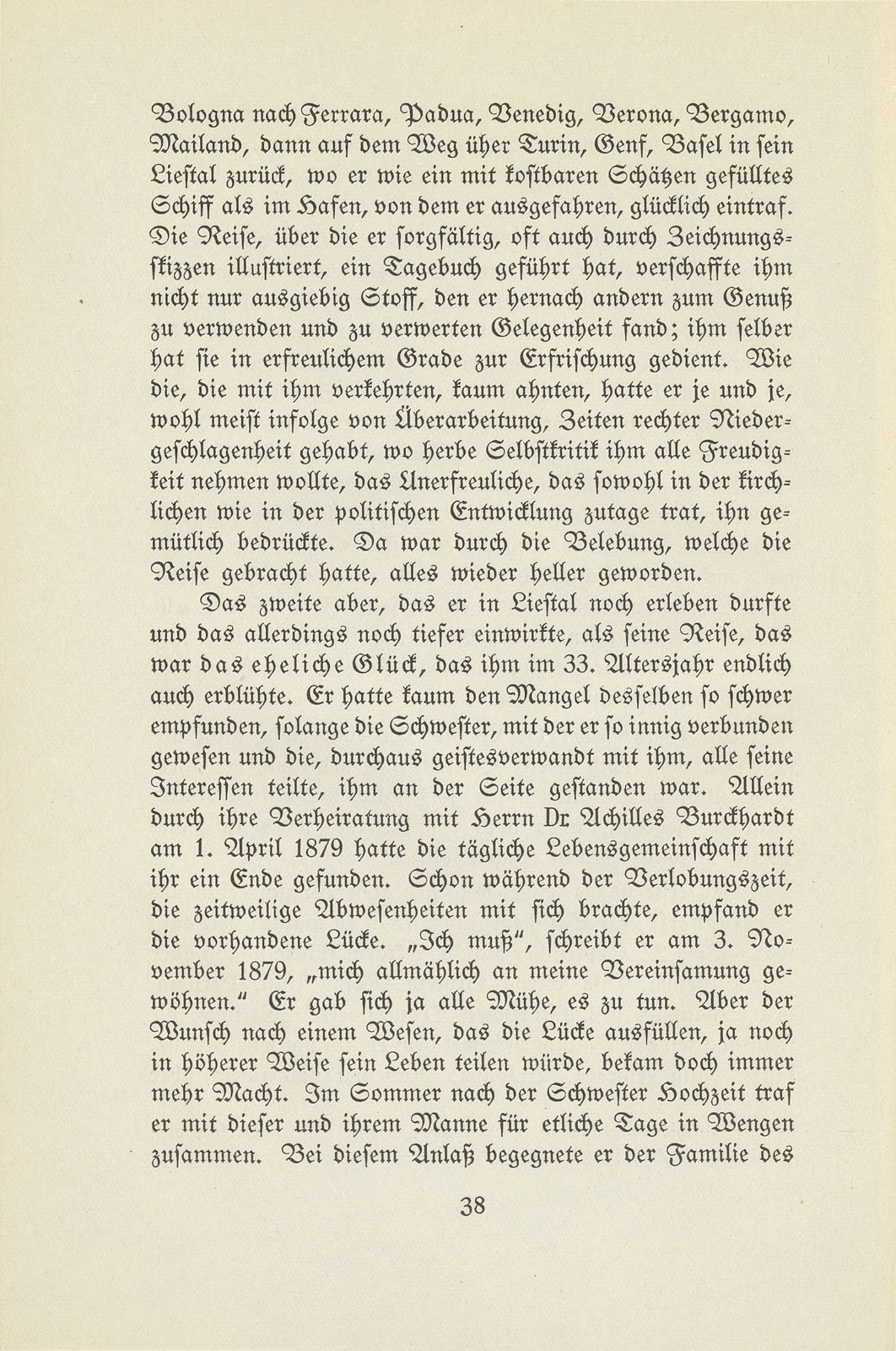 Antistes D. Arnold von Salis – Seite 38