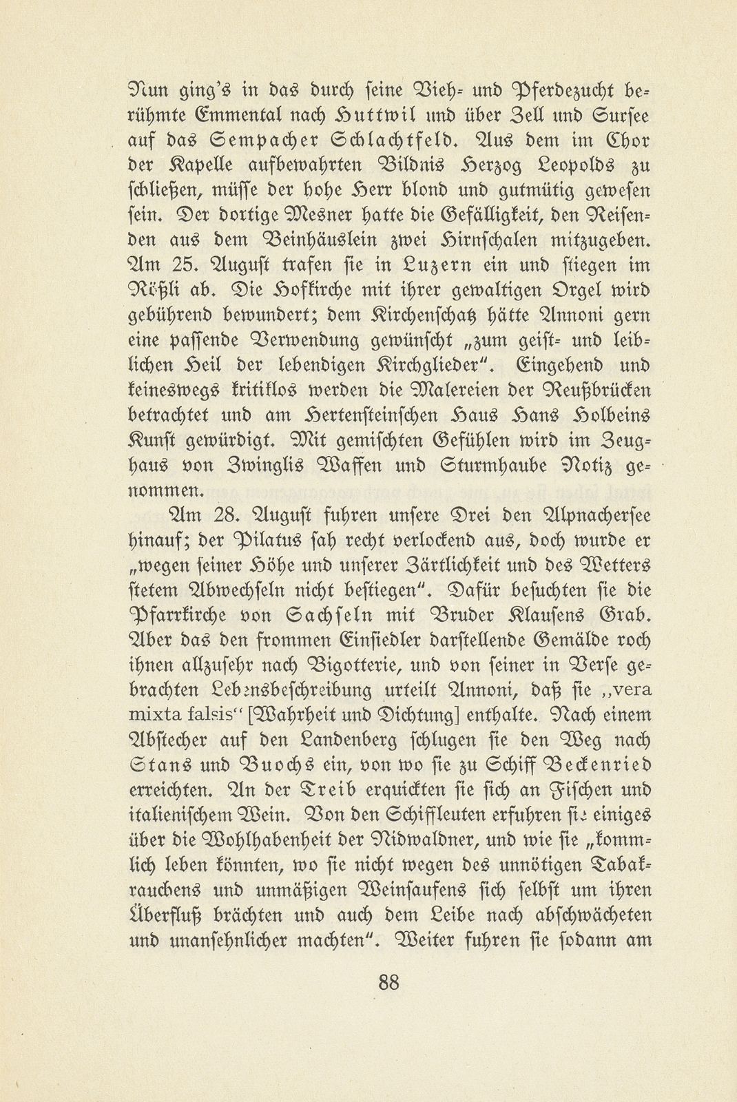 Aus den Wanderjahren des Hieronymus Annoni (1697-1770) – Seite 24