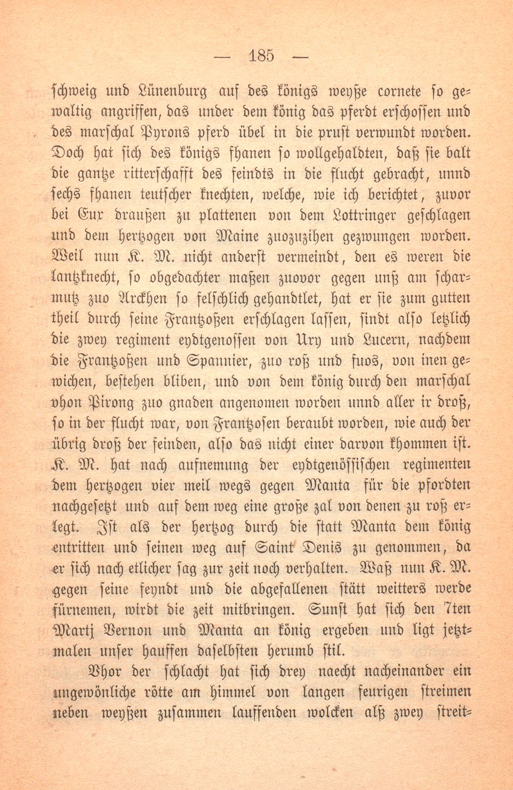 Schicksal einiger Basler Fähnlein in französischem Sold. (1589-1593.) – Seite 36