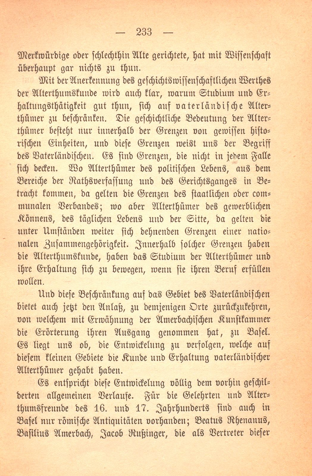 Die Erhaltung vaterländischer Alterthümer in Basel – Seite 9