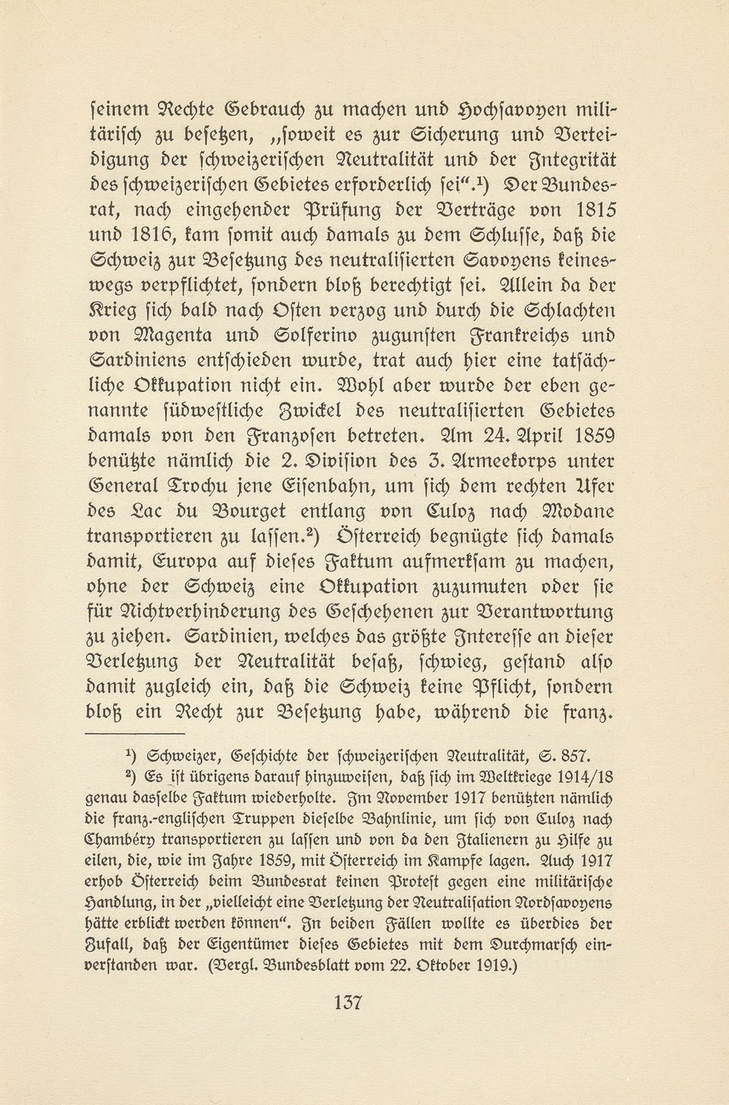 Zur Geschichte der Zonen von Gex und von Hochsavoyen – Seite 51