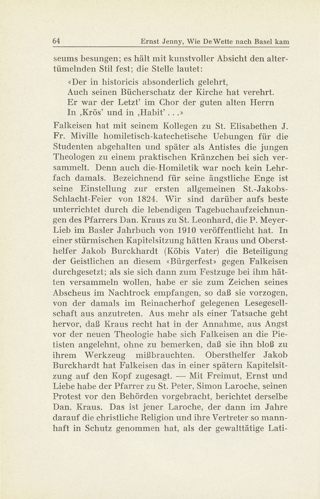 Wie De Wette nach Basel kam – Seite 14