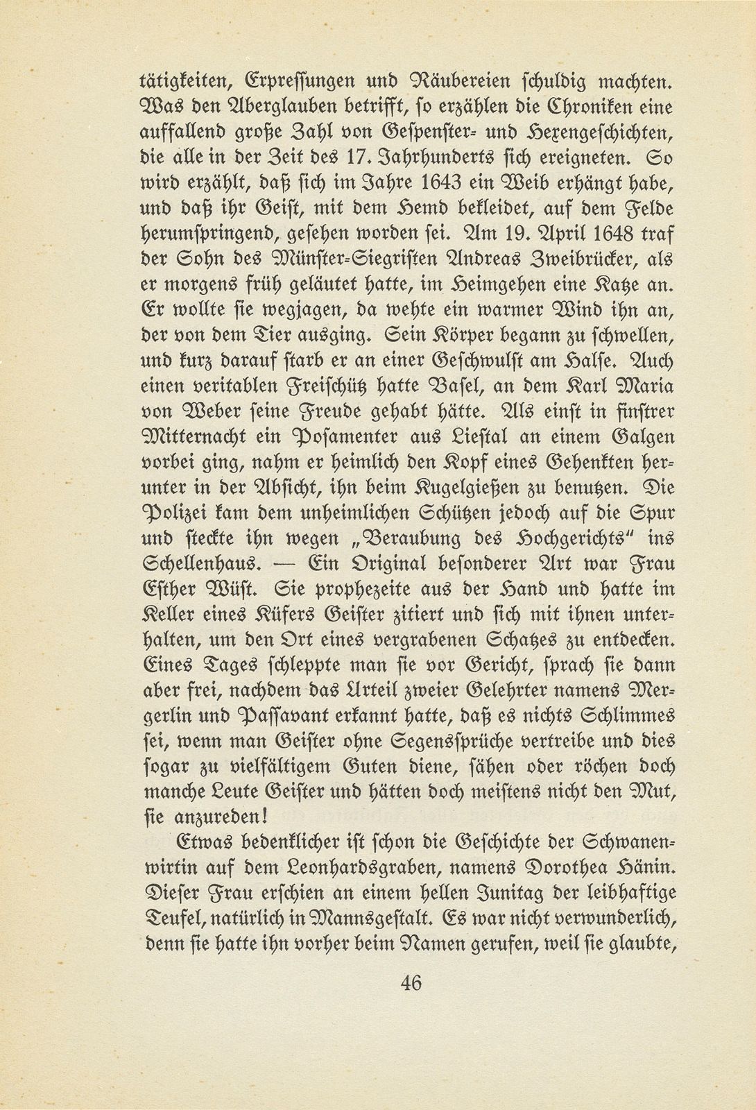 Hexen- und Gespenstergeschichten aus dem alten Basel – Seite 17