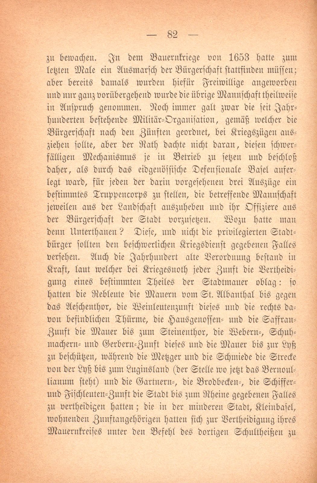 Über das baslerische Militärwesen in den letzten Jahrhunderten – Seite 4