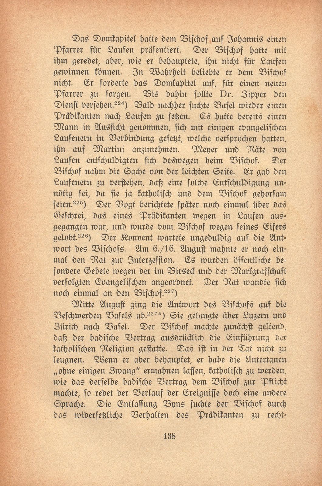 Die Gegenreformation im baslerisch-bischöflichen Laufen – Seite 48