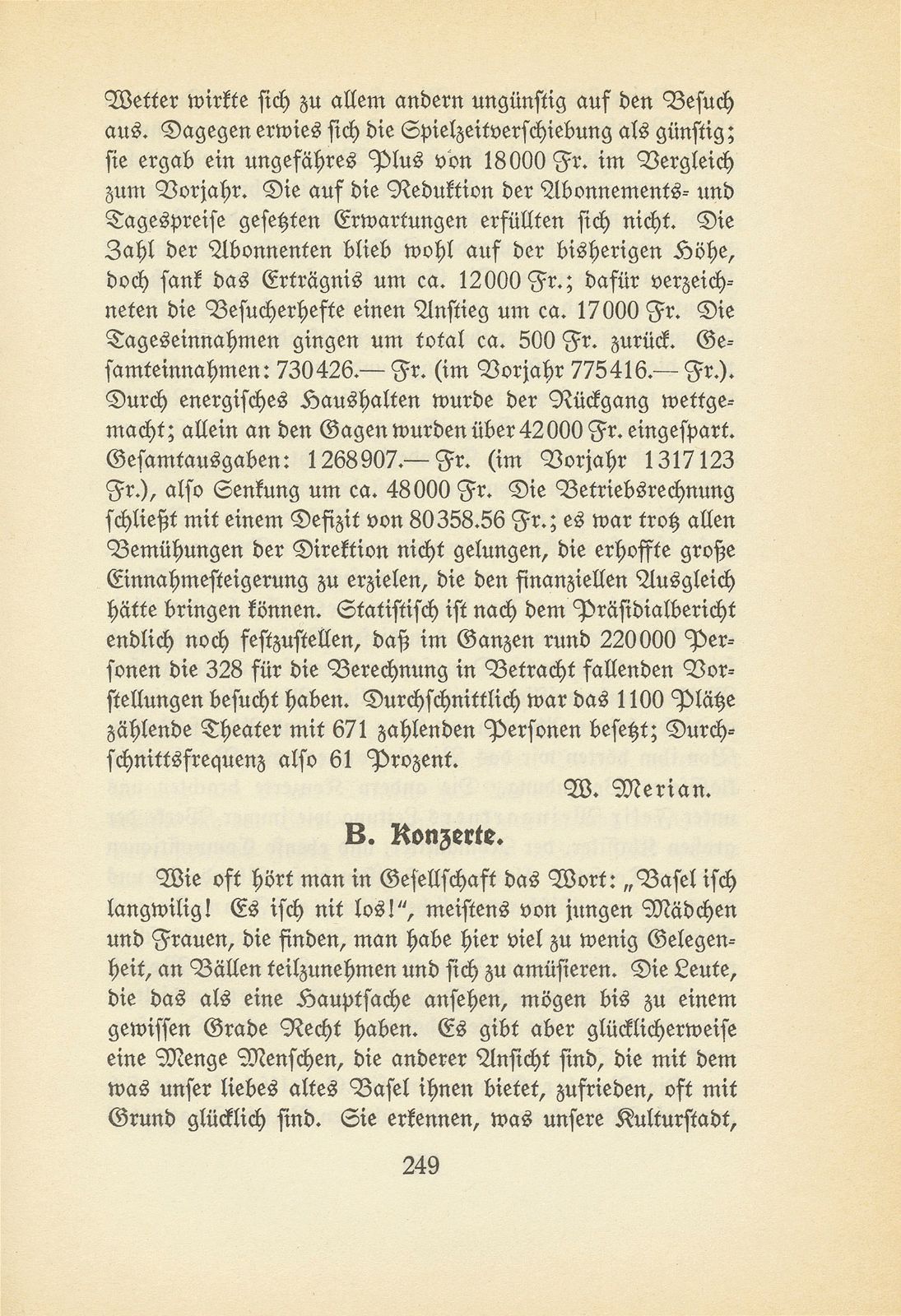 Das künstlerische Leben in Basel vom 1. Oktober 1933 bis 34. September 1925 – Seite 7