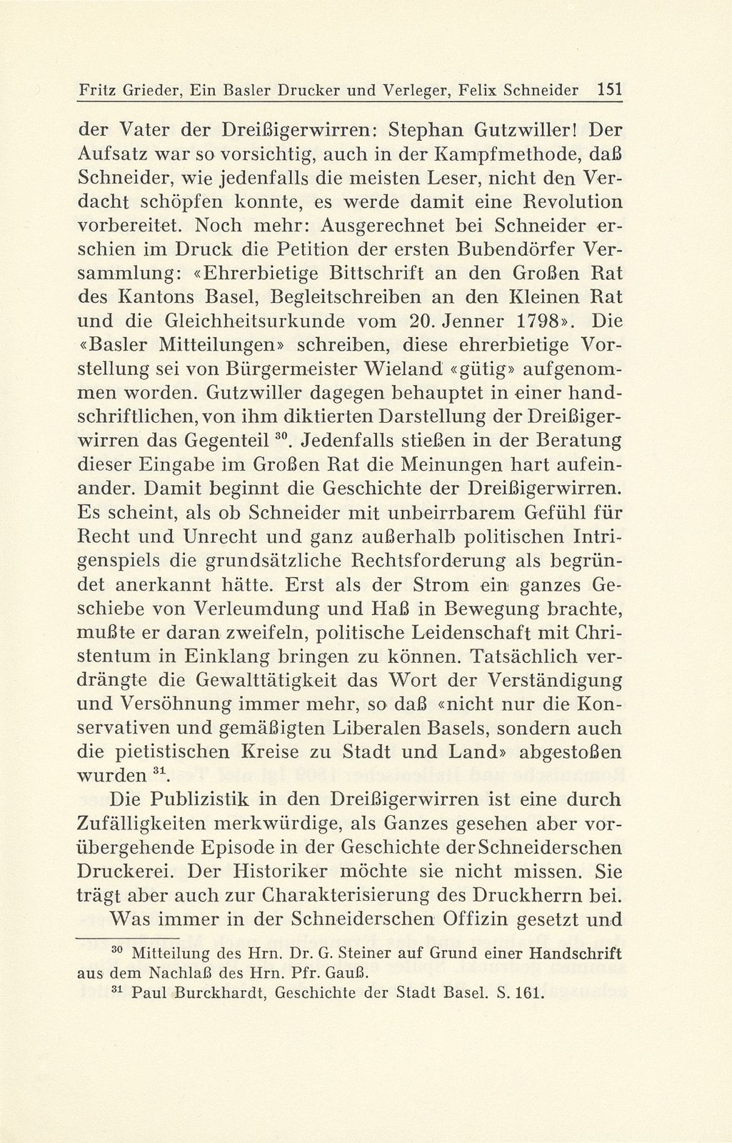 Ein Basler Drucker und Verleger im Dienste des Pietismus: Felix Schneider (1768-1845) – Seite 30