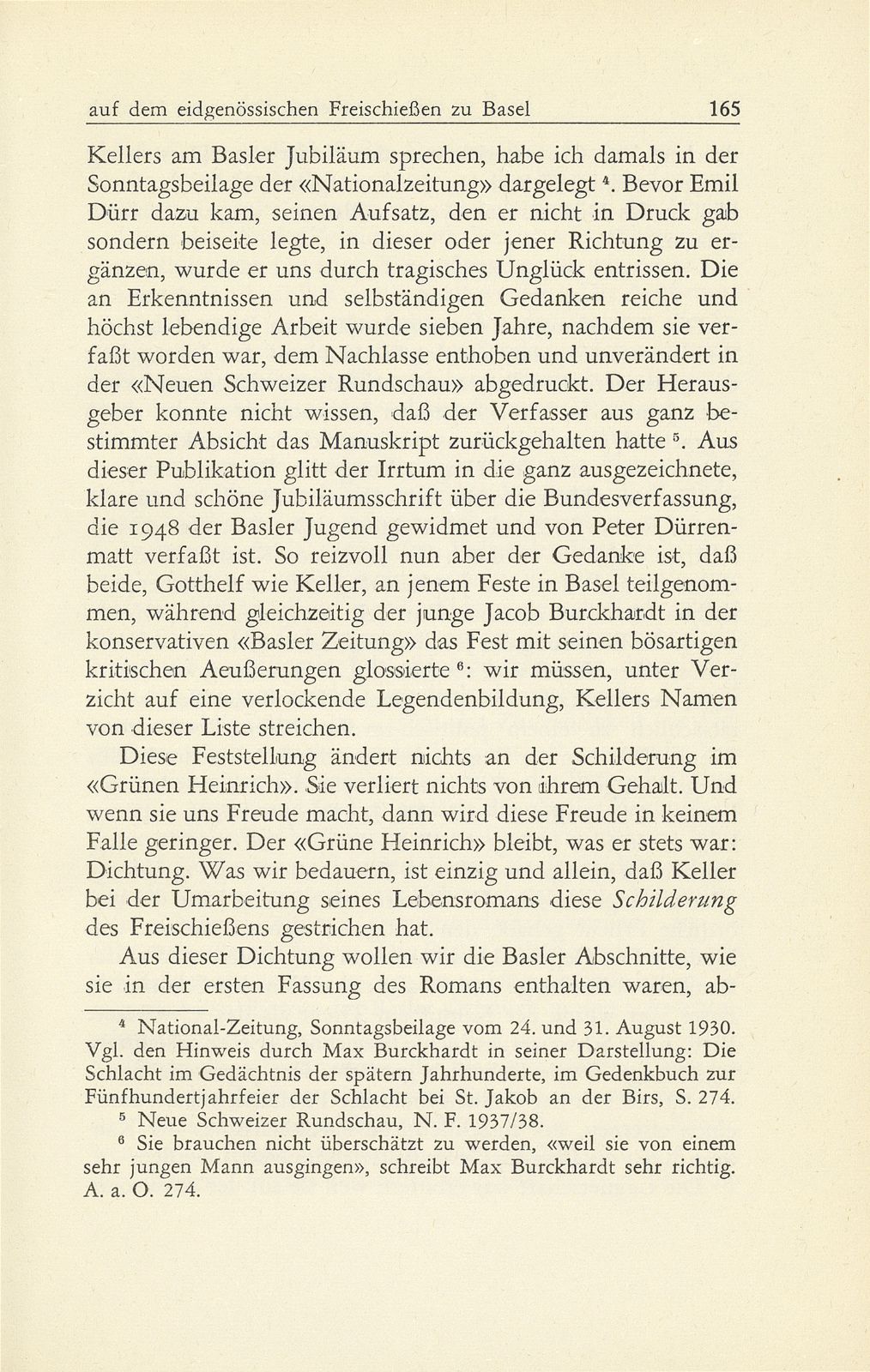 Der grüne Heinrich auf dem eidgenössischen Freischiessen zu Basel im Jahre 1844 – Seite 6