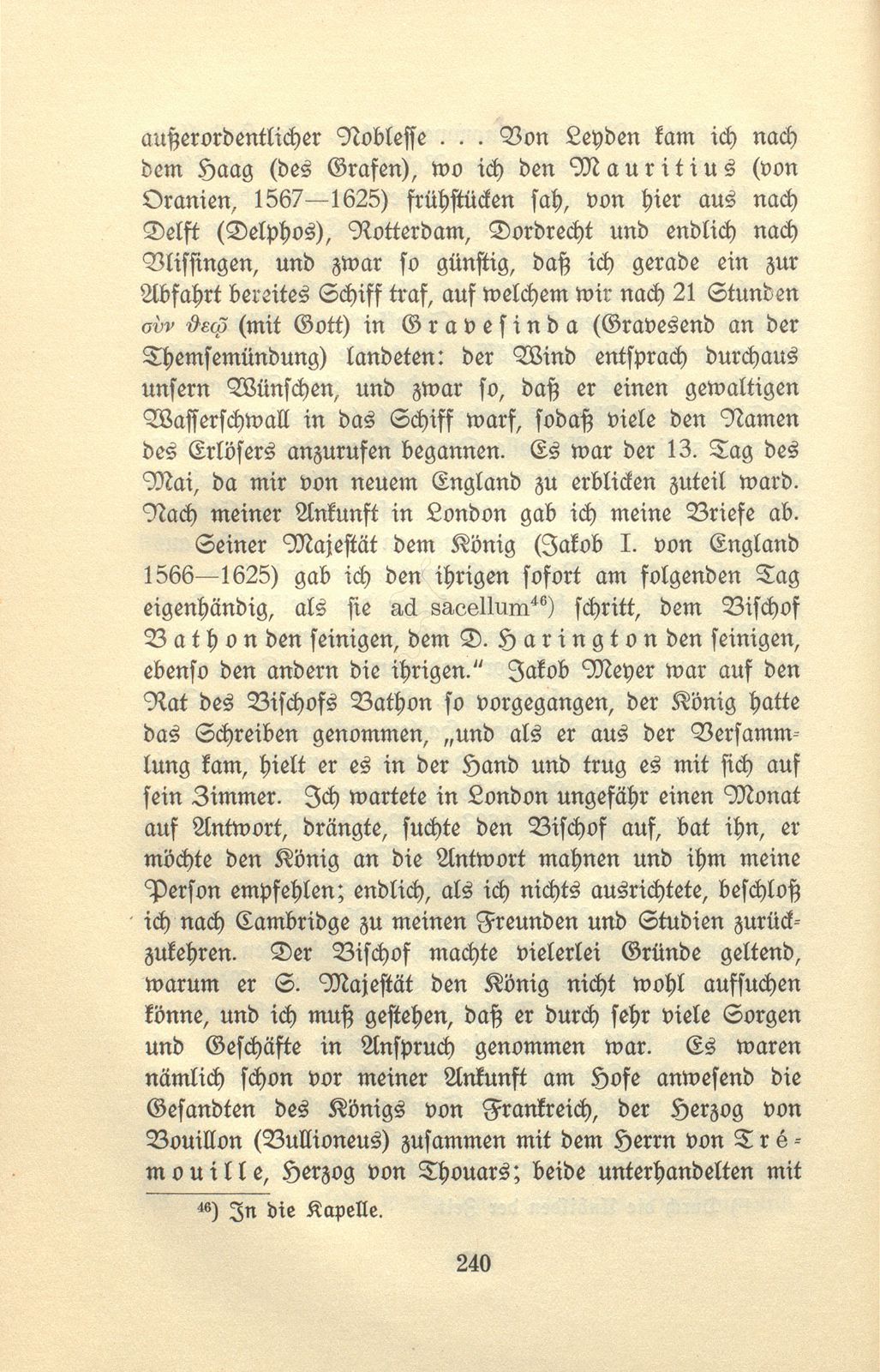 Aus den Wanderjahren eines Basler Studenten des 17. Jahrhunderts [Wolfgang Meyer] – Seite 32