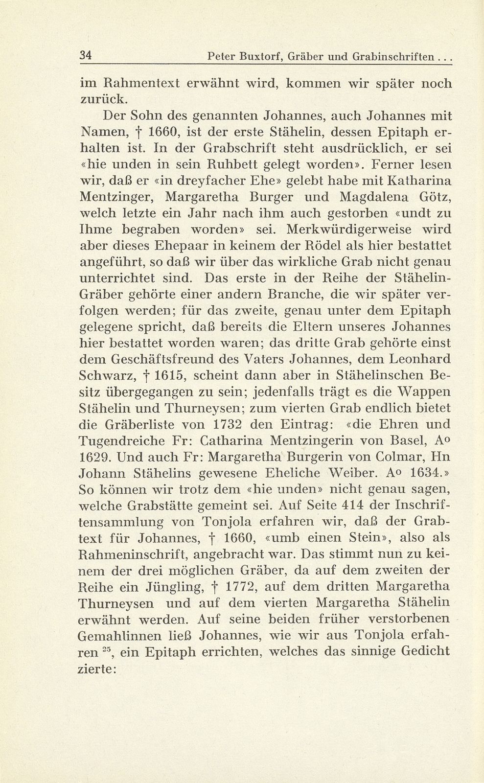 Gräber und Grabinschriften im vorderen Kreuzgang zu St. Leonhard – Seite 24