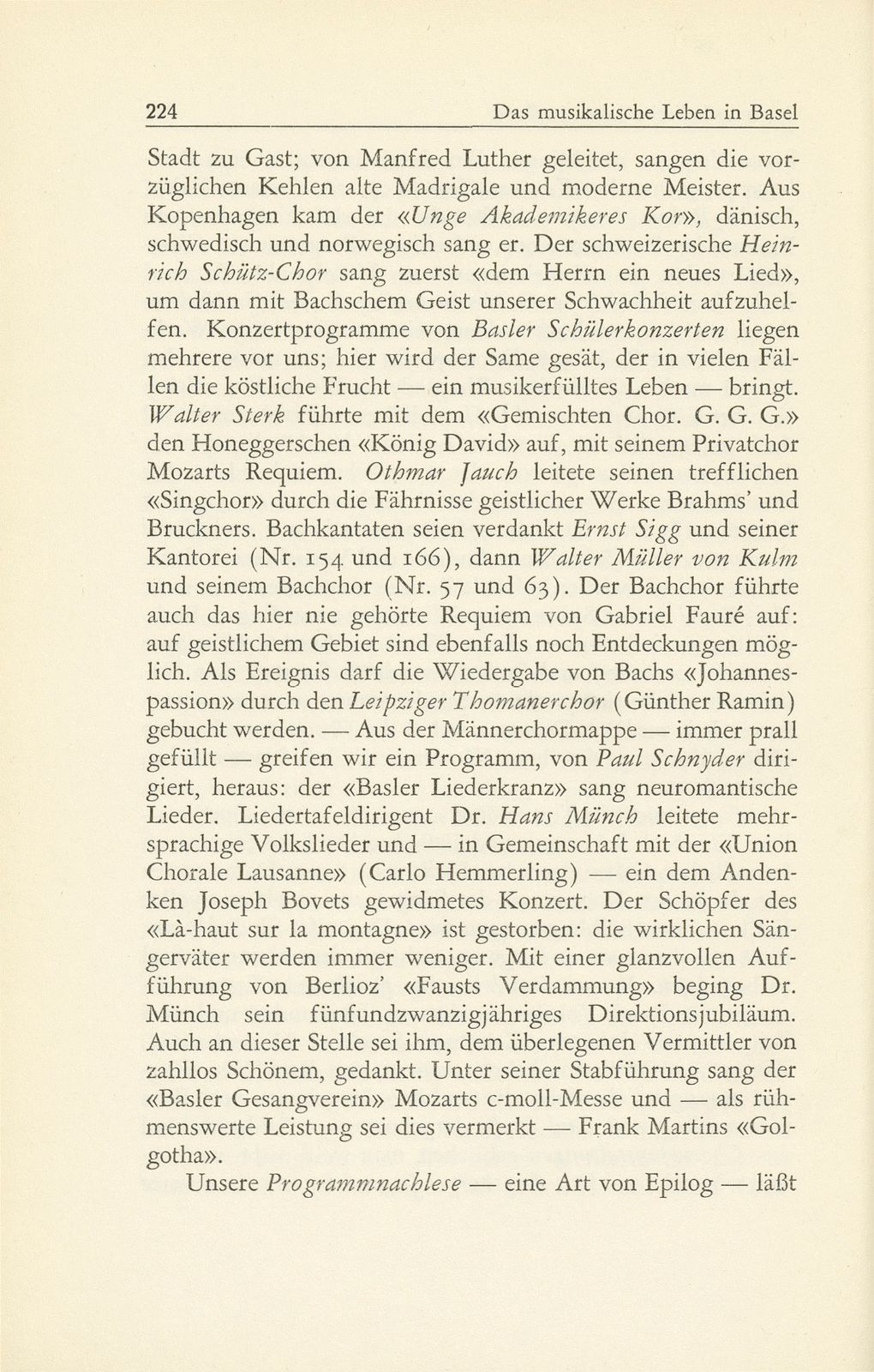 Das musikalische Leben in Basel vom 1. Oktober 1950 bis 30. September 1951 – Seite 10