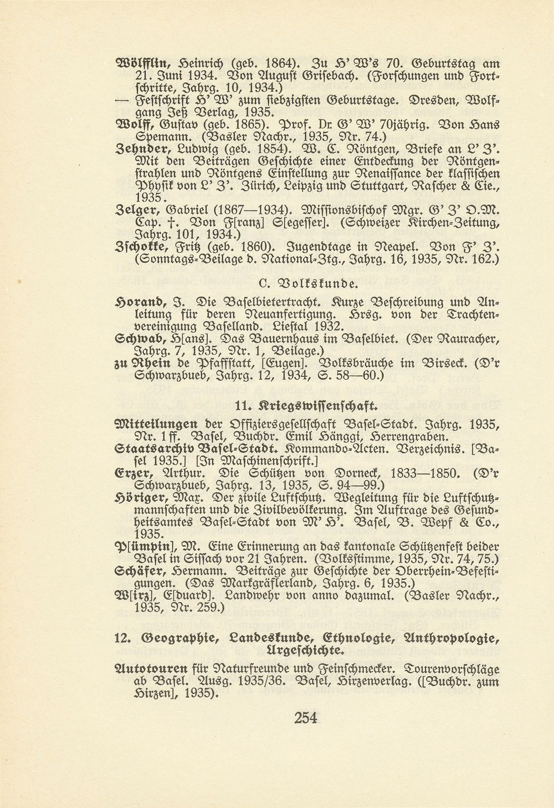 Basler Bibliographie 1935 – Seite 31