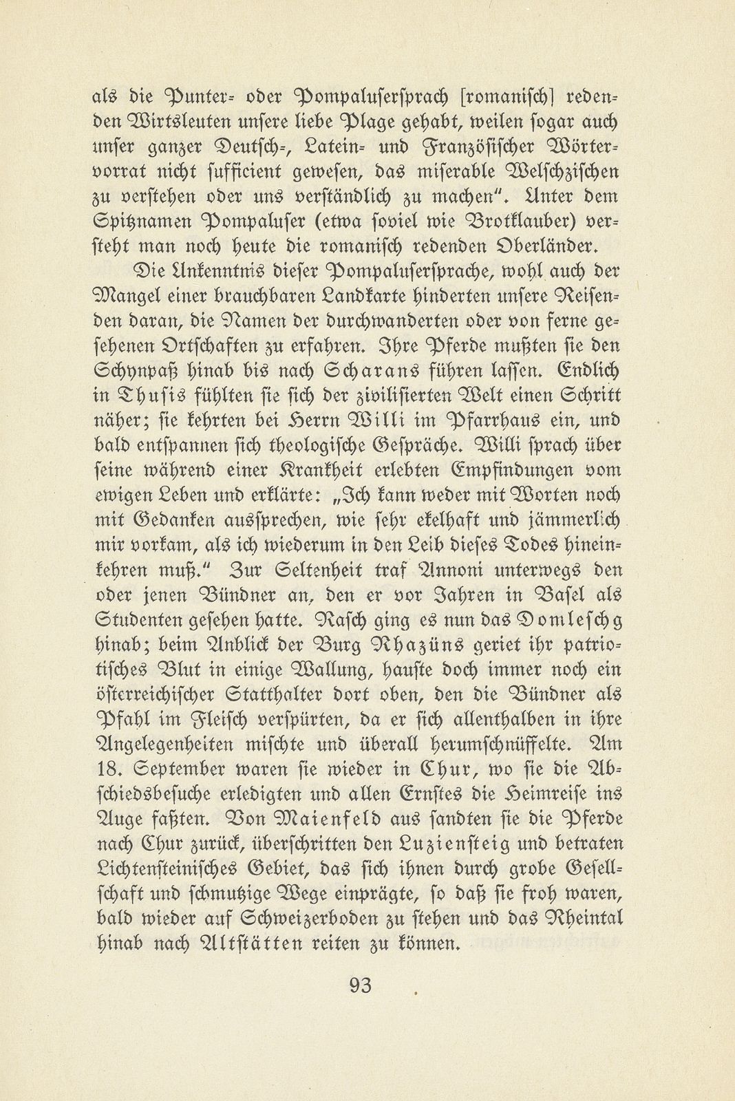 Aus den Wanderjahren des Hieronymus Annoni (1697-1770) – Seite 29