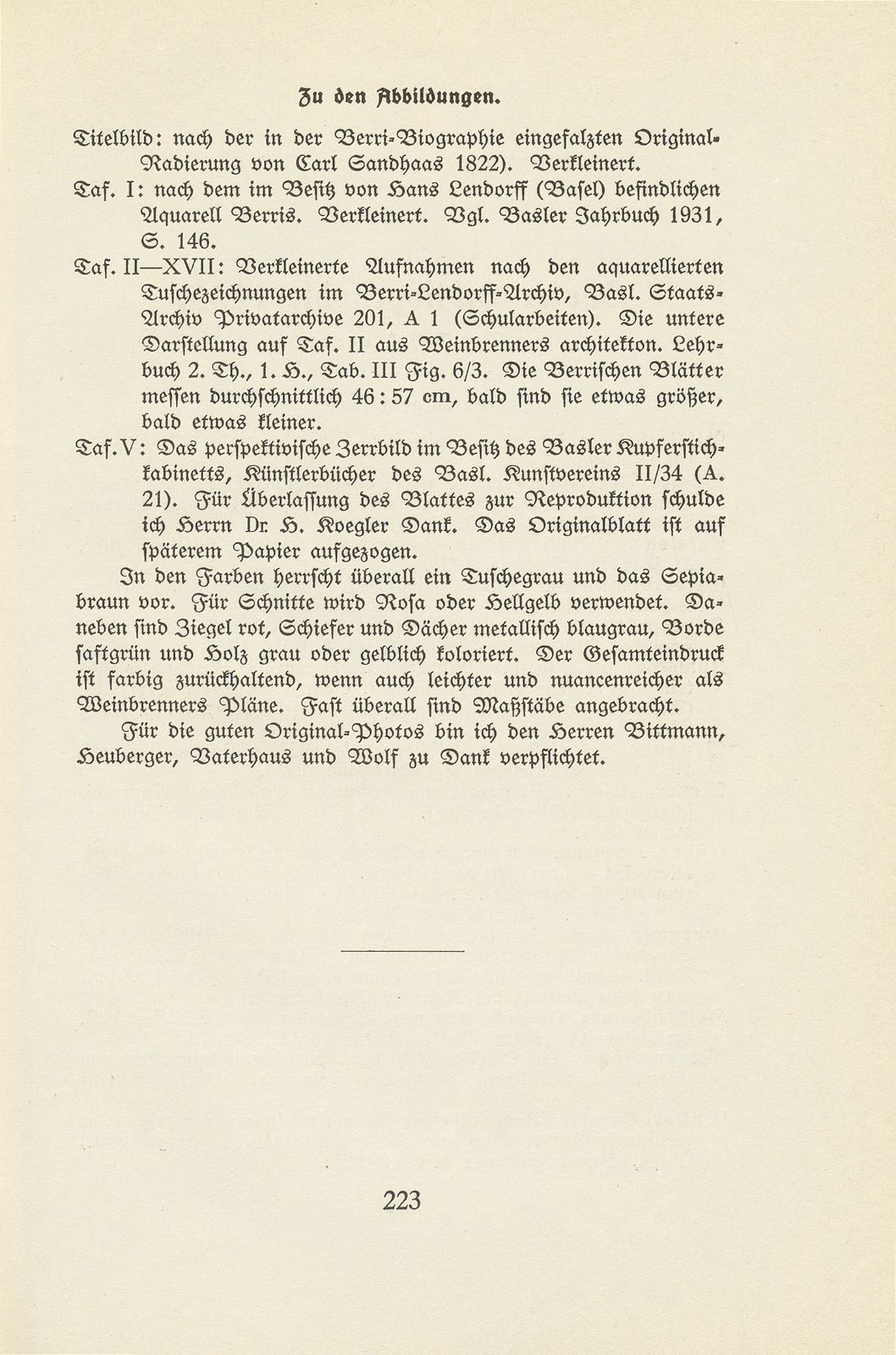 Melchior Berri. (Ein Beitrag zur Kultur des Spätklassizismus.) – Seite 63