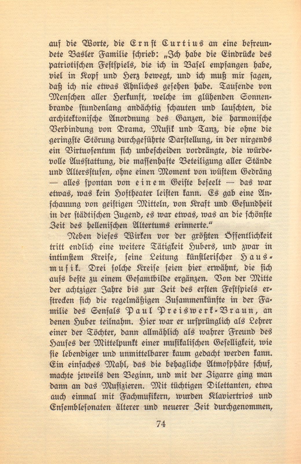 Die Bedeutung Hans Hubers für das Basler Musikleben – Seite 24