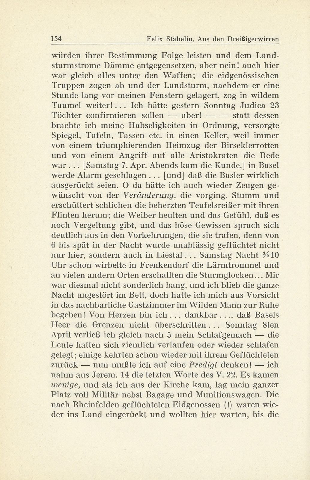 Erlebnisse und Bekenntnisse aus der Zeit der Dreissigerwirren [Gebrüder Stähelin] – Seite 52