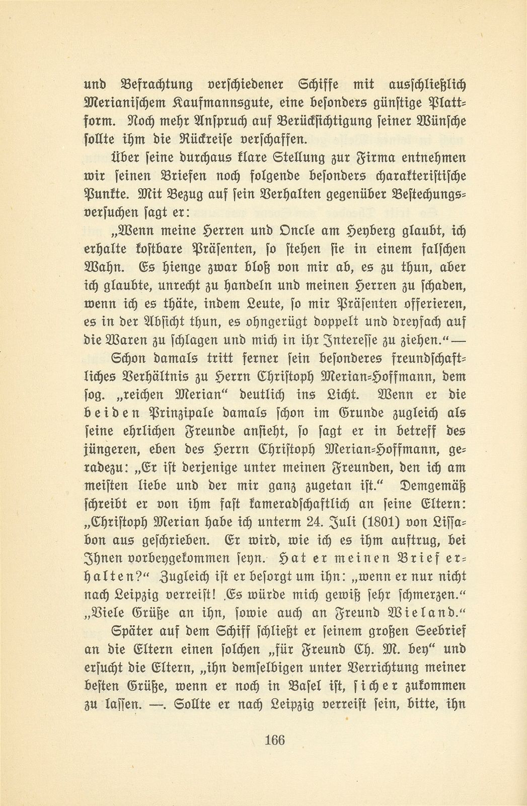 Abenteuer eines jungen Basler Kaufmanns vor hundert Jahren. Theodor von Speyr – Seite 10