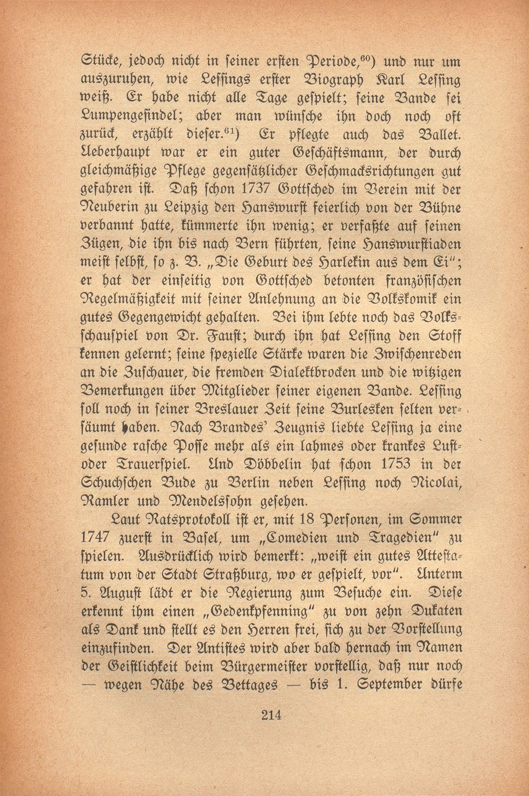 Basels Komödienwesen im 18. Jahrhundert – Seite 38