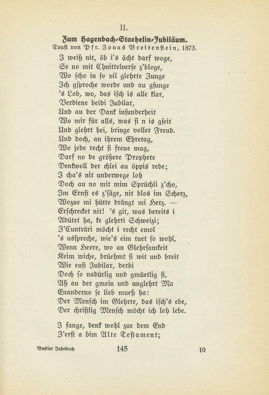 Zwei Gedichte Jonas Breitensteins. Aus dem handschriftlichen Nachlasse – Seite 8