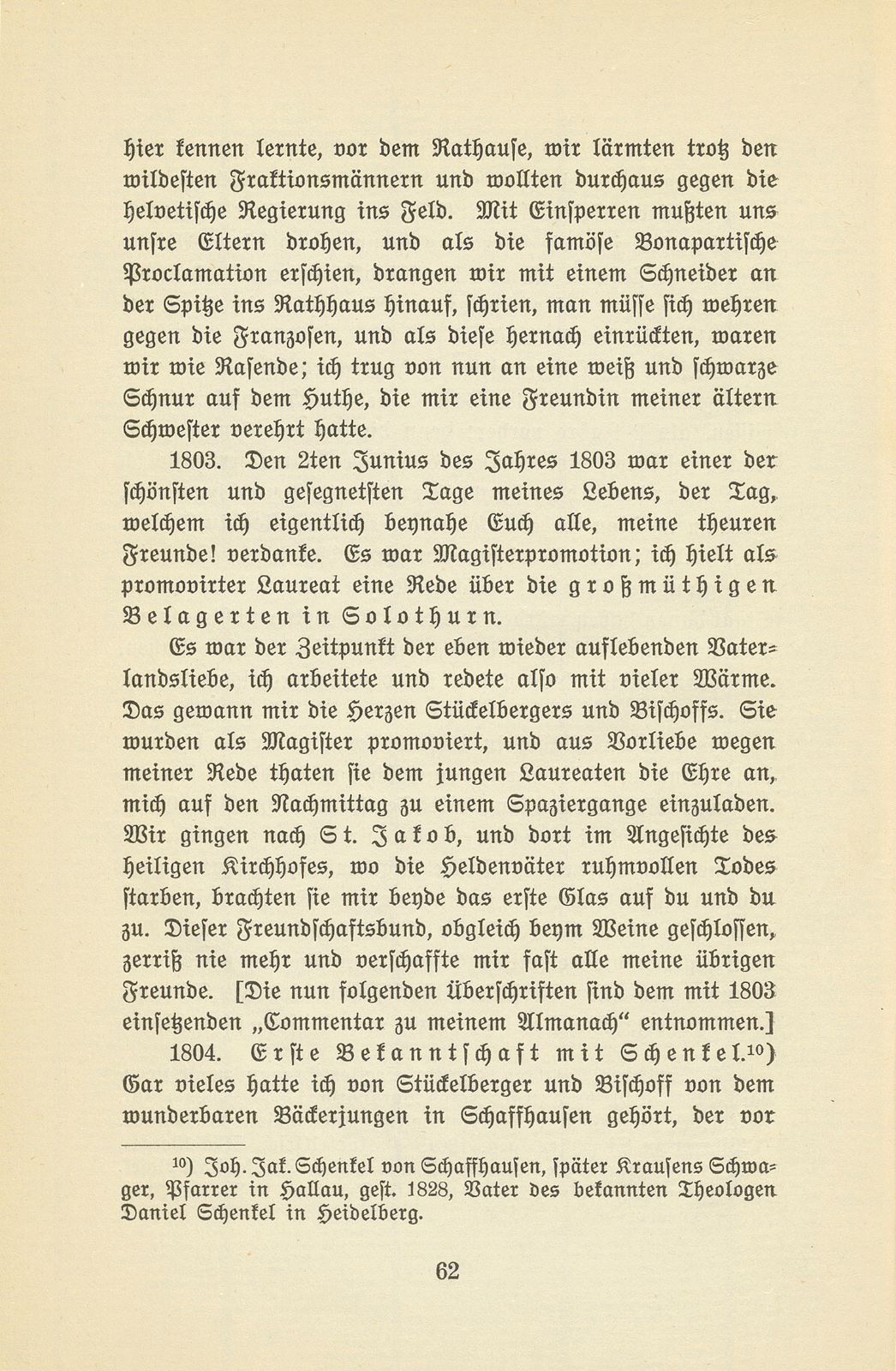 Aus den Aufzeichnungen von Pfarrer Daniel Kraus 1786-1846 – Seite 9