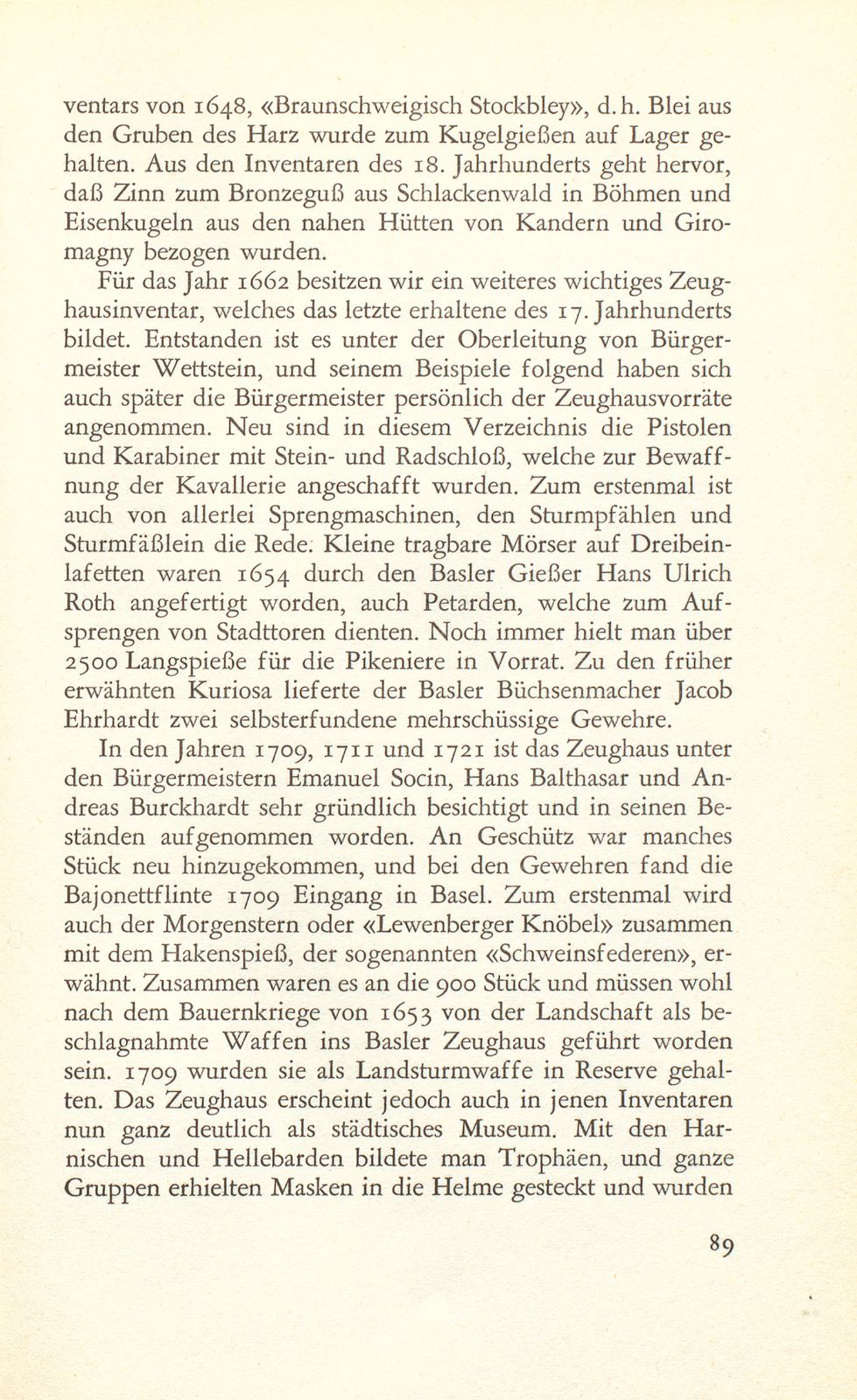 Die erhaltenen Waffenbestände des alten Basler Zeughauses – Seite 11