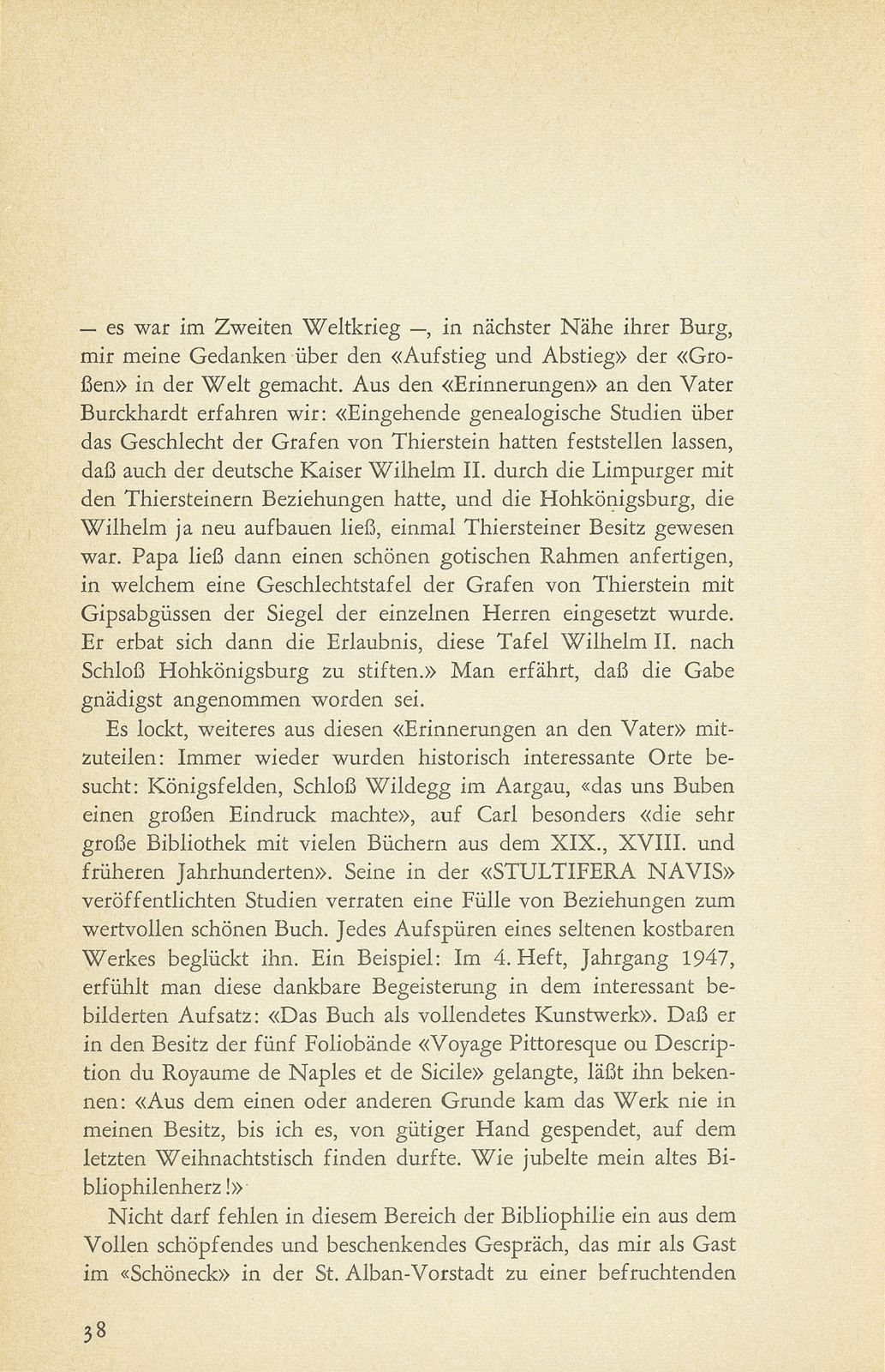 In memoriam Dr. h.c. Carl Burckhardt-Sarasin (1873-1971) – Seite 11