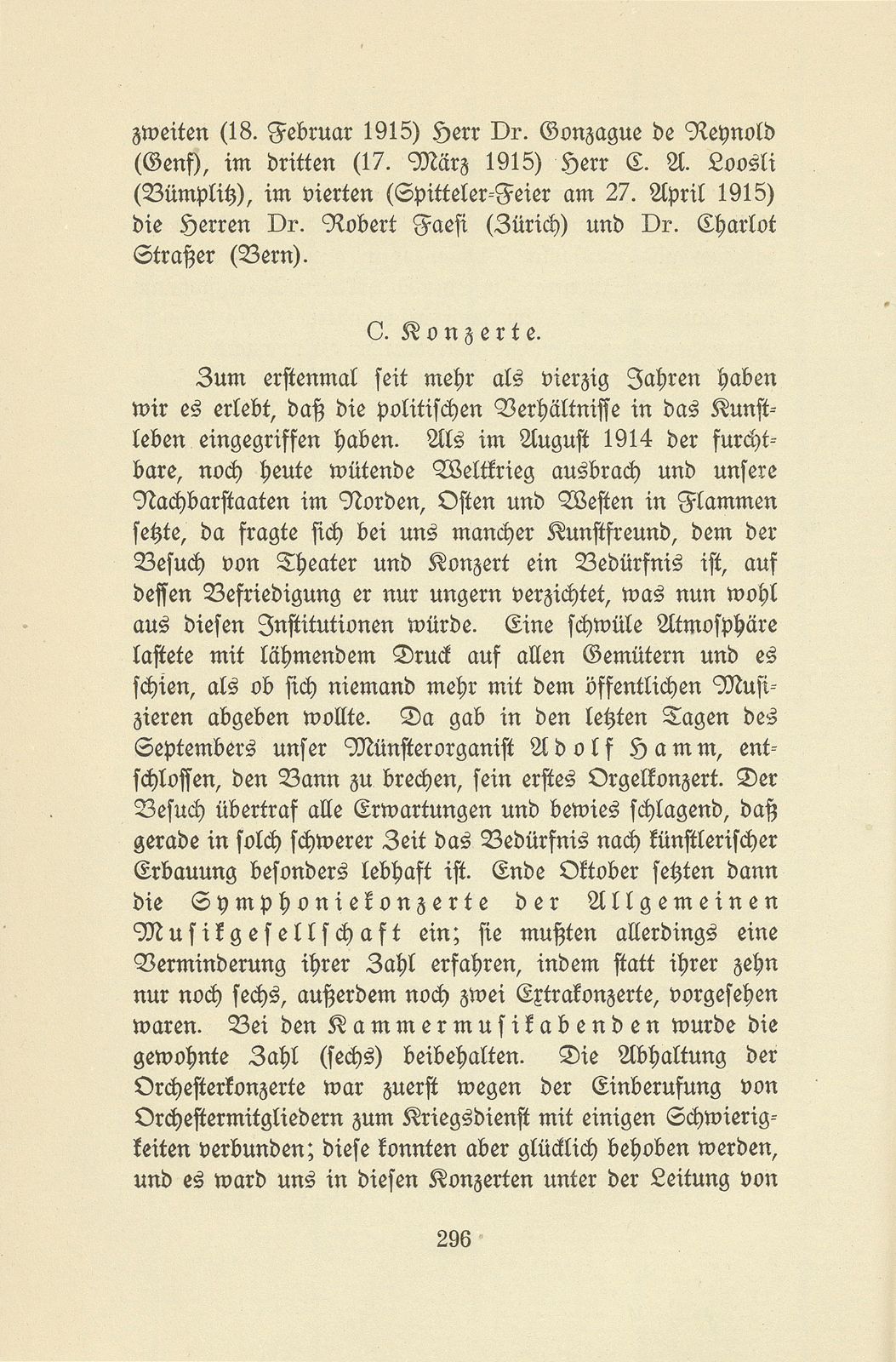 Das künstlerische Leben in Basel vom 1. November 1914 bis 31. Oktober 1915 – Seite 2