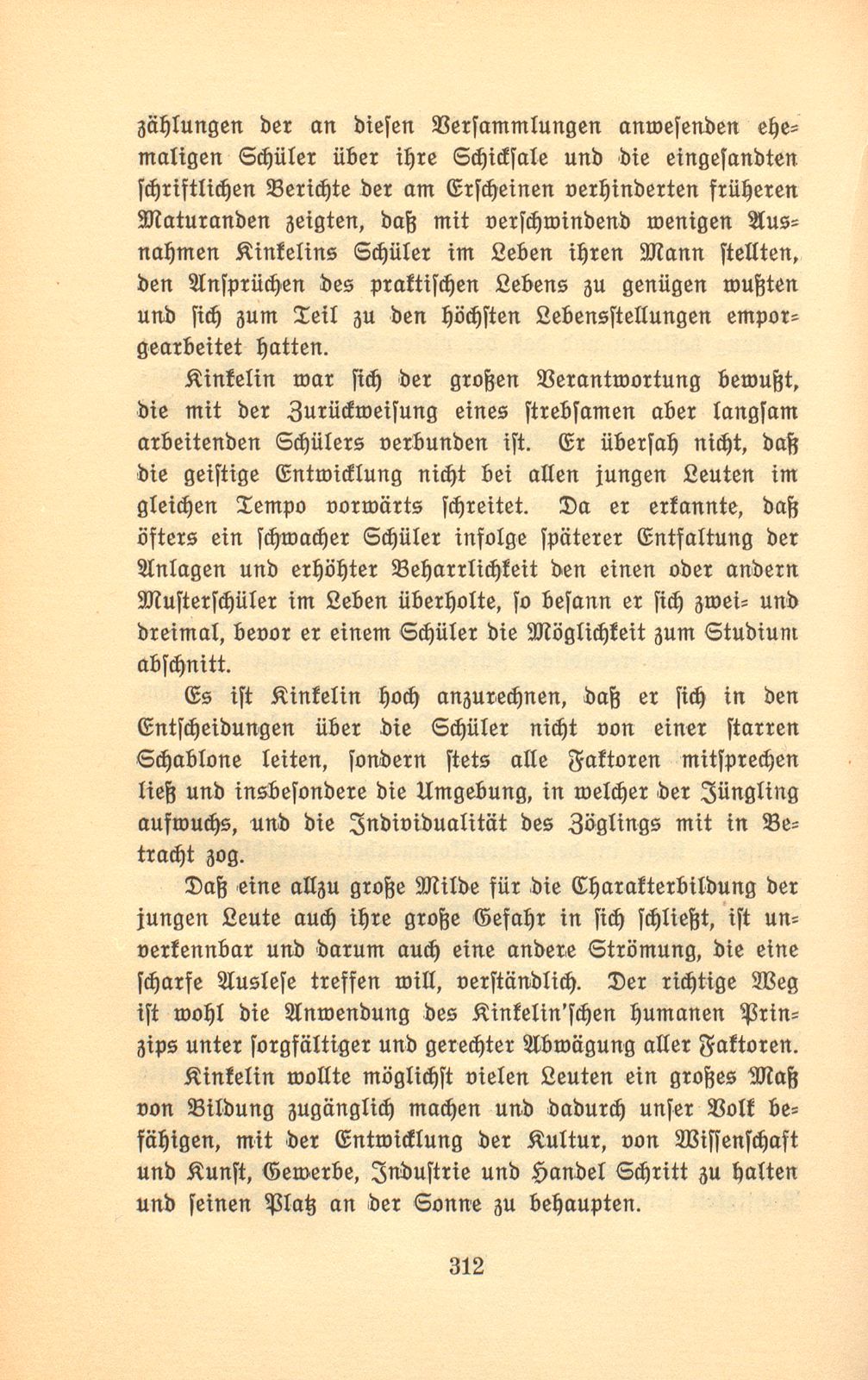 Prof. Dr. Hermann Kinkelin. 11. November 1832 bis 2. Januar 1913 – Seite 11