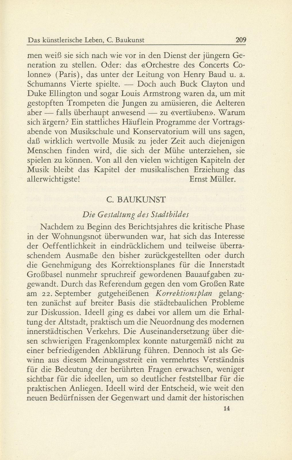 Das künstlerische Leben in Basel vom 1. Oktober 1949 bis 30. September 1950 – Seite 1