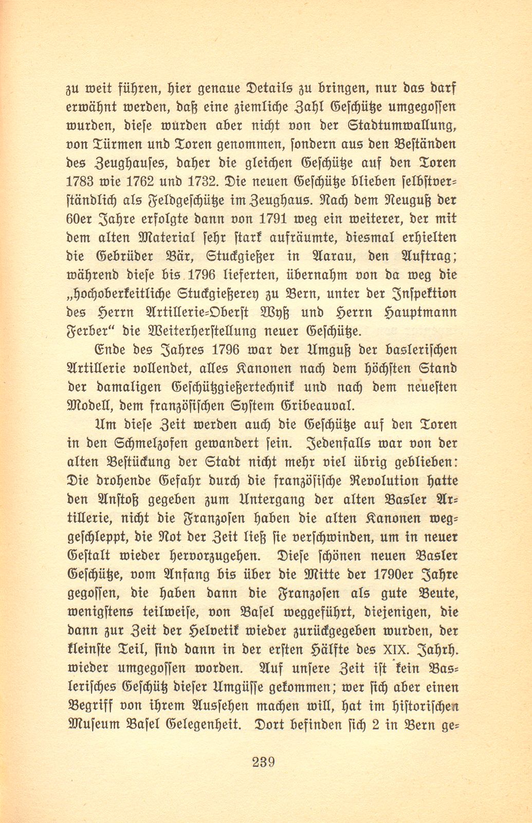 Die Armierung des St. Alban-, Spalen- und St. Johanntors vom Ende des XVI. bis zum Ende des XVIII. Jahrhunderts – Seite 19