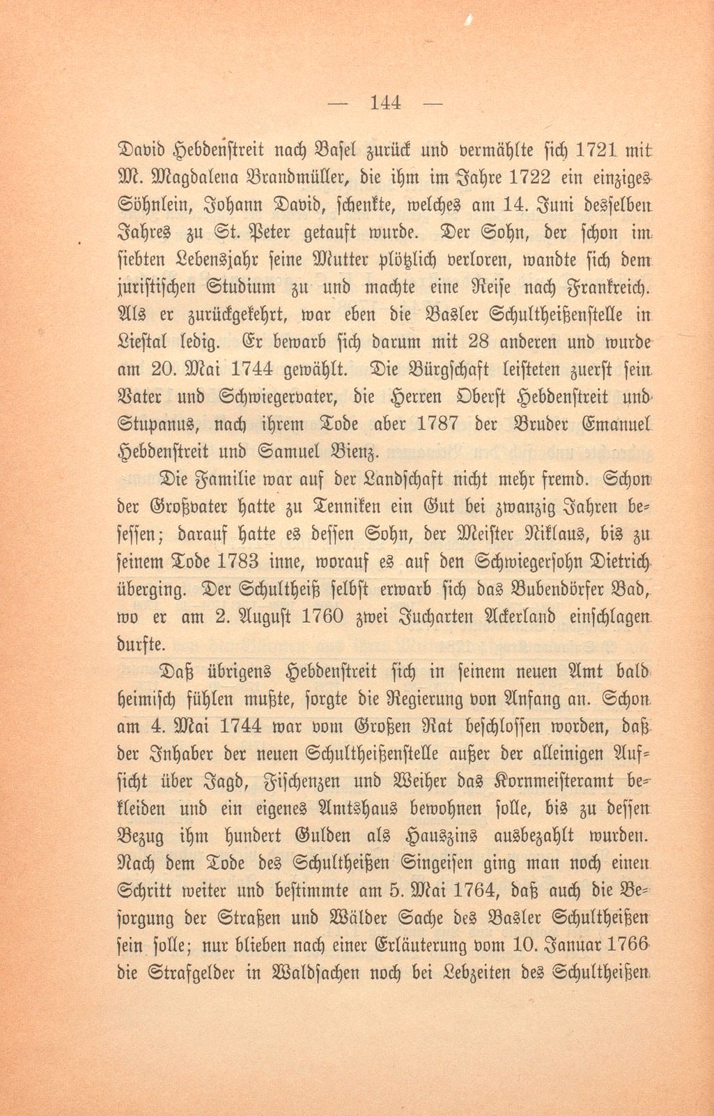 Stadt und Landschaft Basel in der zweiten Hälfte des 18. Jahrhunderts – Seite 21