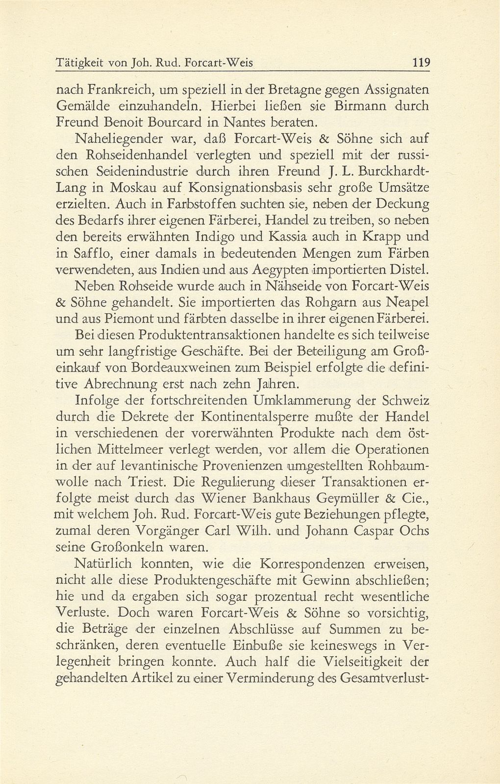 Die geschäftliche Tätigkeit von Johann Rudolf Forcart-Weis 1749-1834 – Seite 18