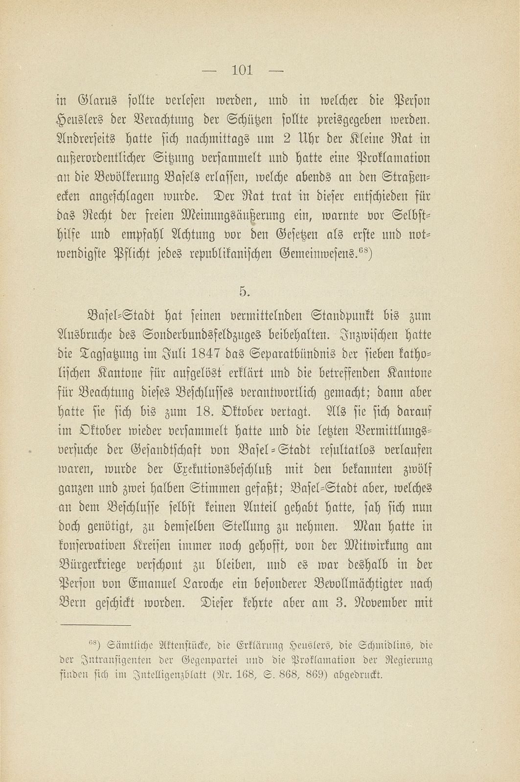 Basel zur Zeit der Freischarenzüge und des Sonderbunds – Seite 57