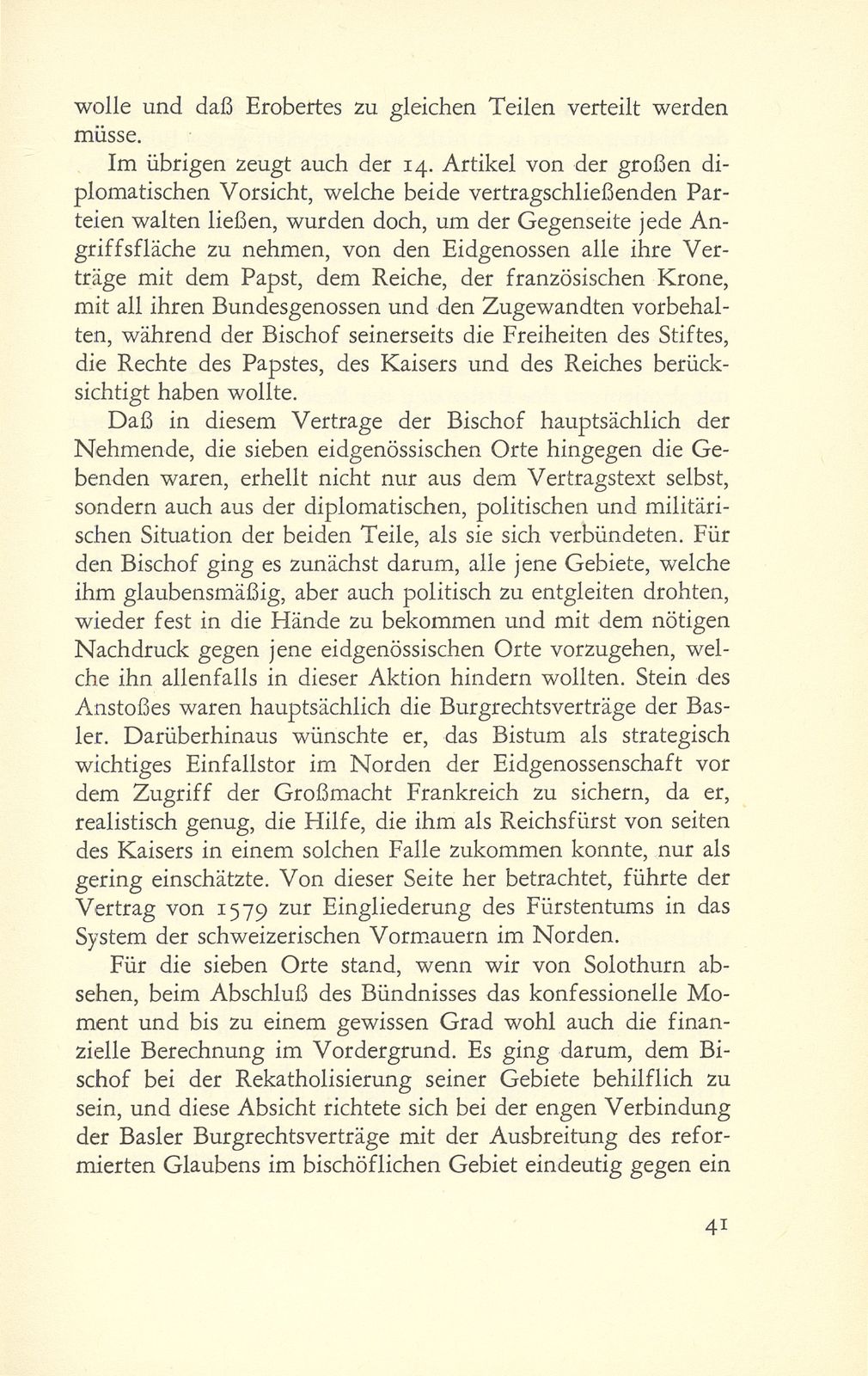 Das bischöflich-baslerische Bündnis von 1579 mit den sieben katholischen Orten – Seite 18