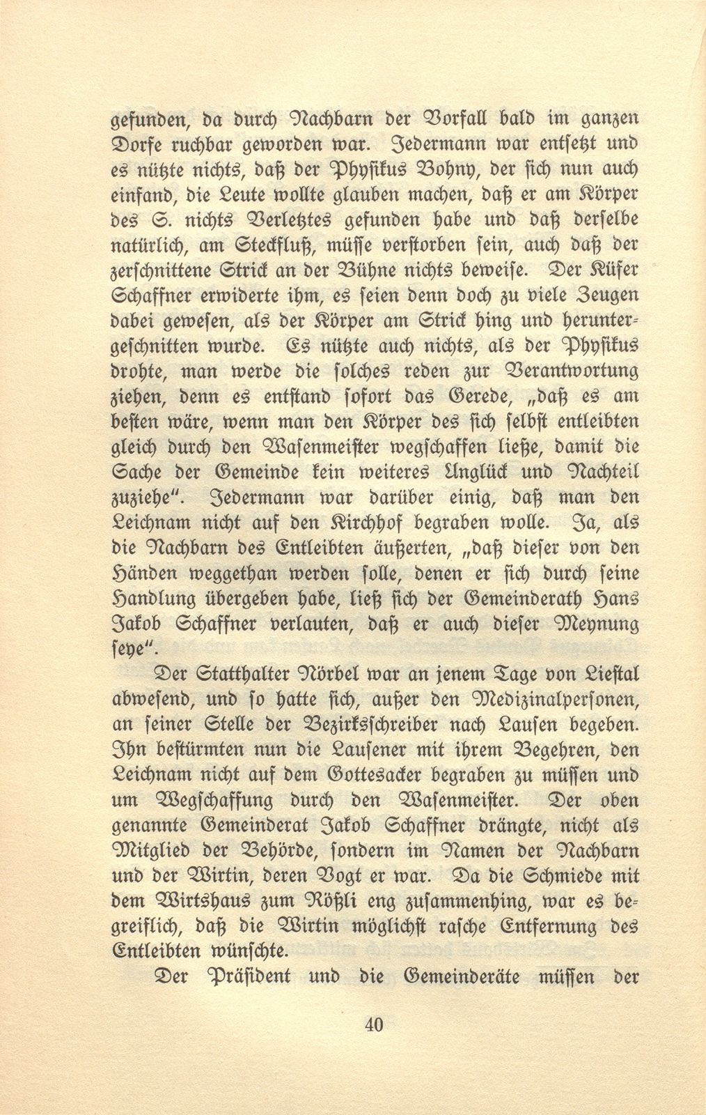 Eine Baselbieter Dorfrevolte im Jahre 1809 – Seite 10