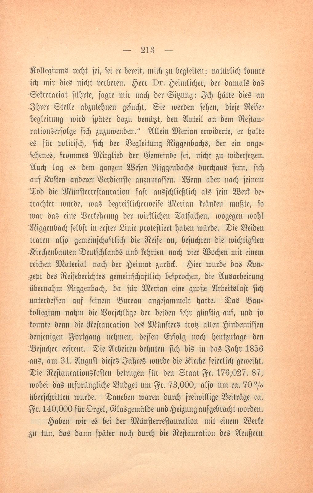 Basels bauliche Entwicklung im 19. Jahrhundert – Seite 7