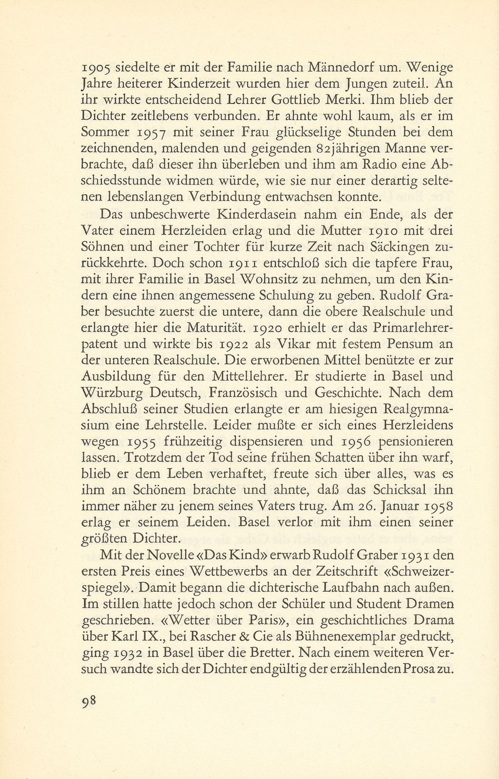 Rudolf Graber: Mensch und Dichter – Seite 5