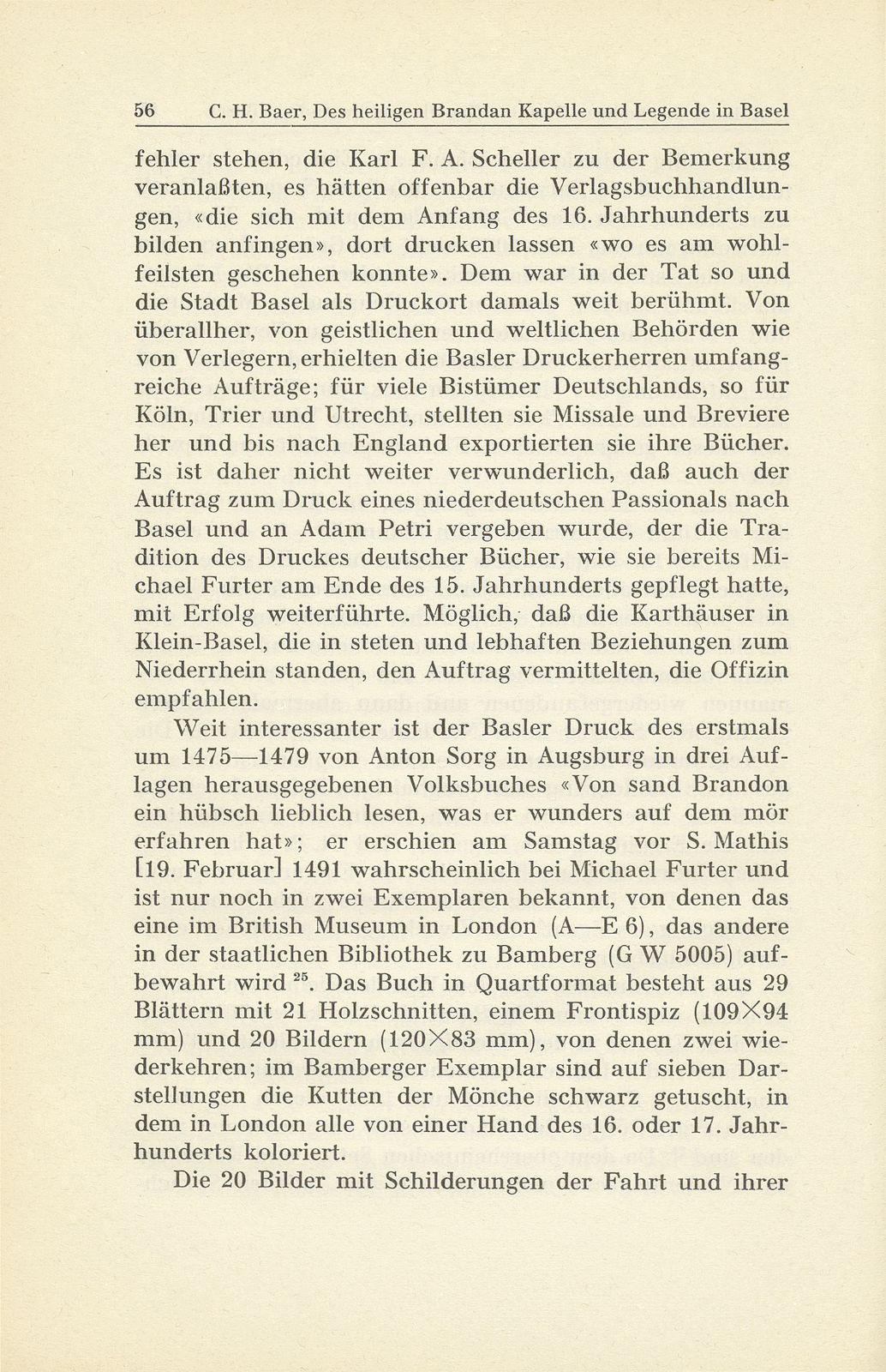 Des heiligen Brandan Kapelle und Legende in Basel – Seite 26