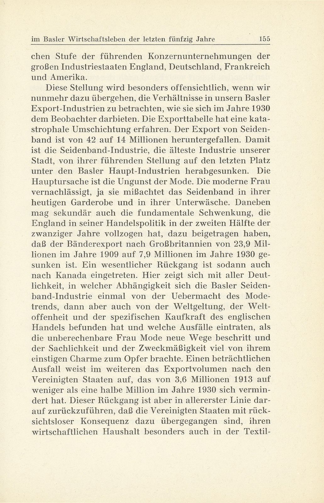 Seidenband, Schappe und Farbstoffe im Basler Wirtschaftsleben der letzten fünfzig Jahre – Seite 14