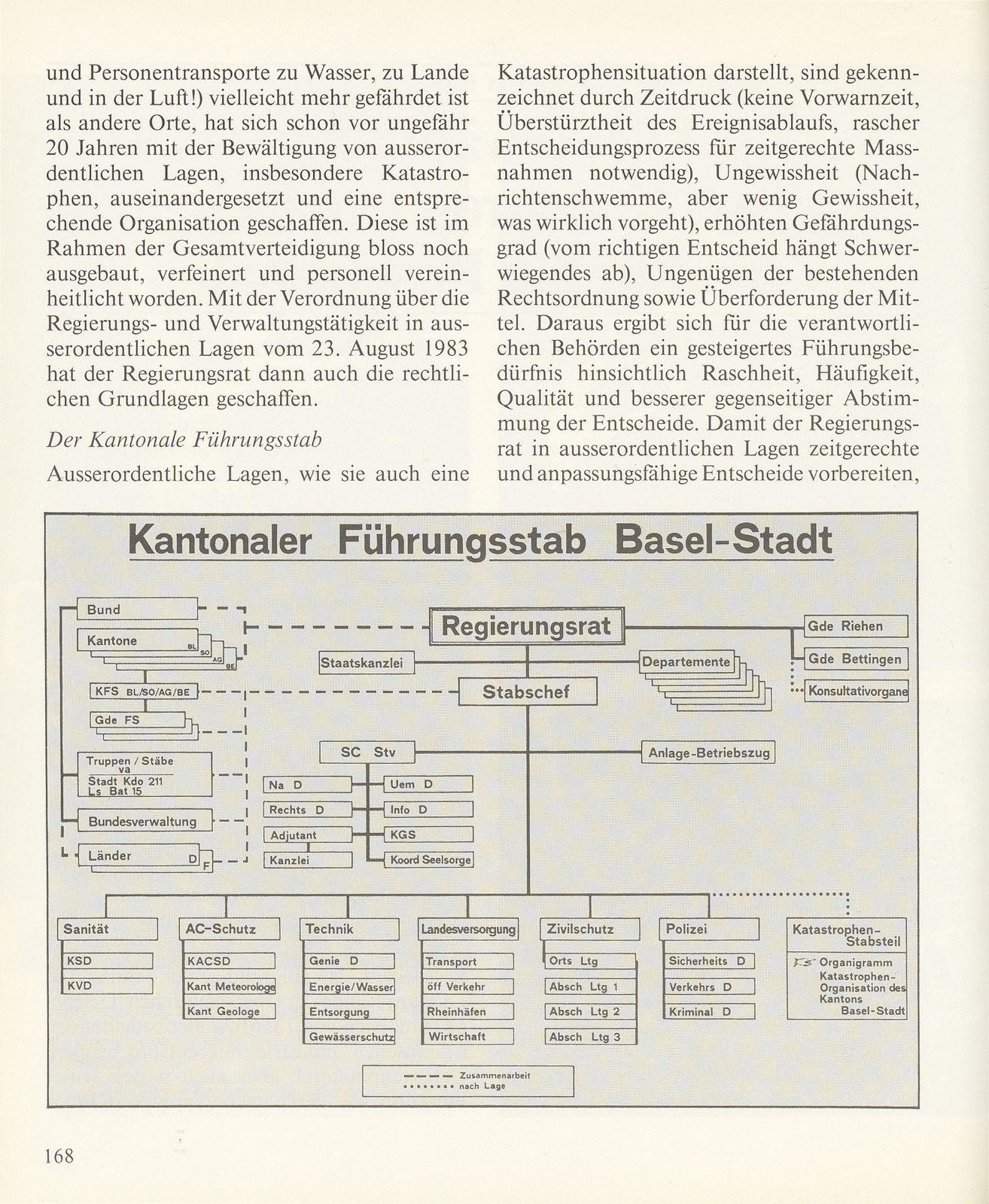 Die Bewältigung von Katastrophenlagen im Kanton Basel-Stadt – Seite 2